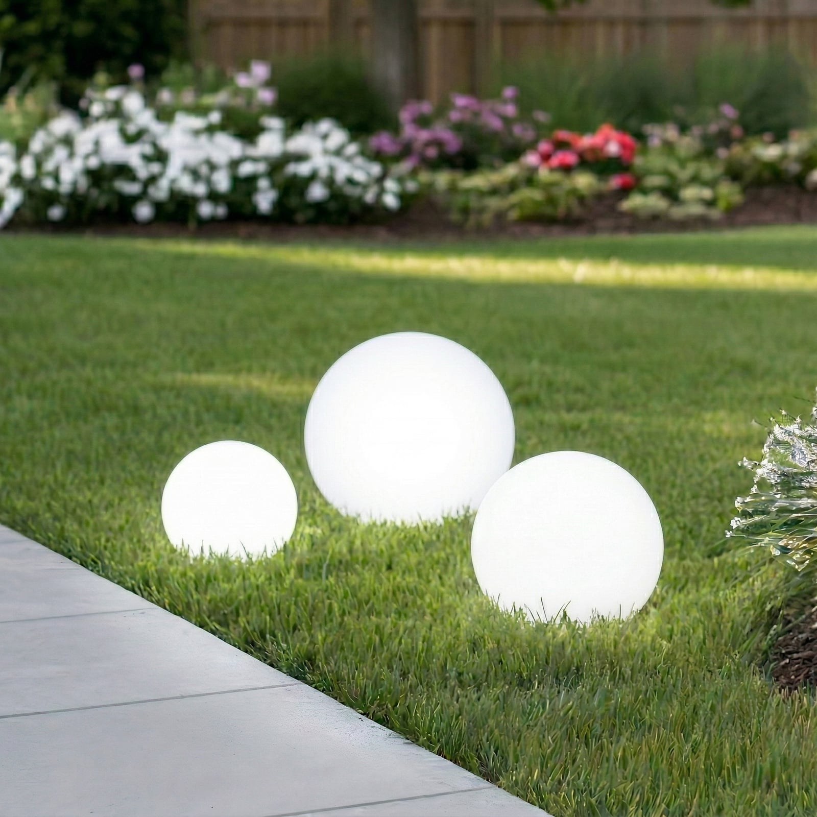 Lago Solar Cell Lamp 3 pcs. White - Lindby Lago Solar Cell Lamp 3 pcs. White - Lindby