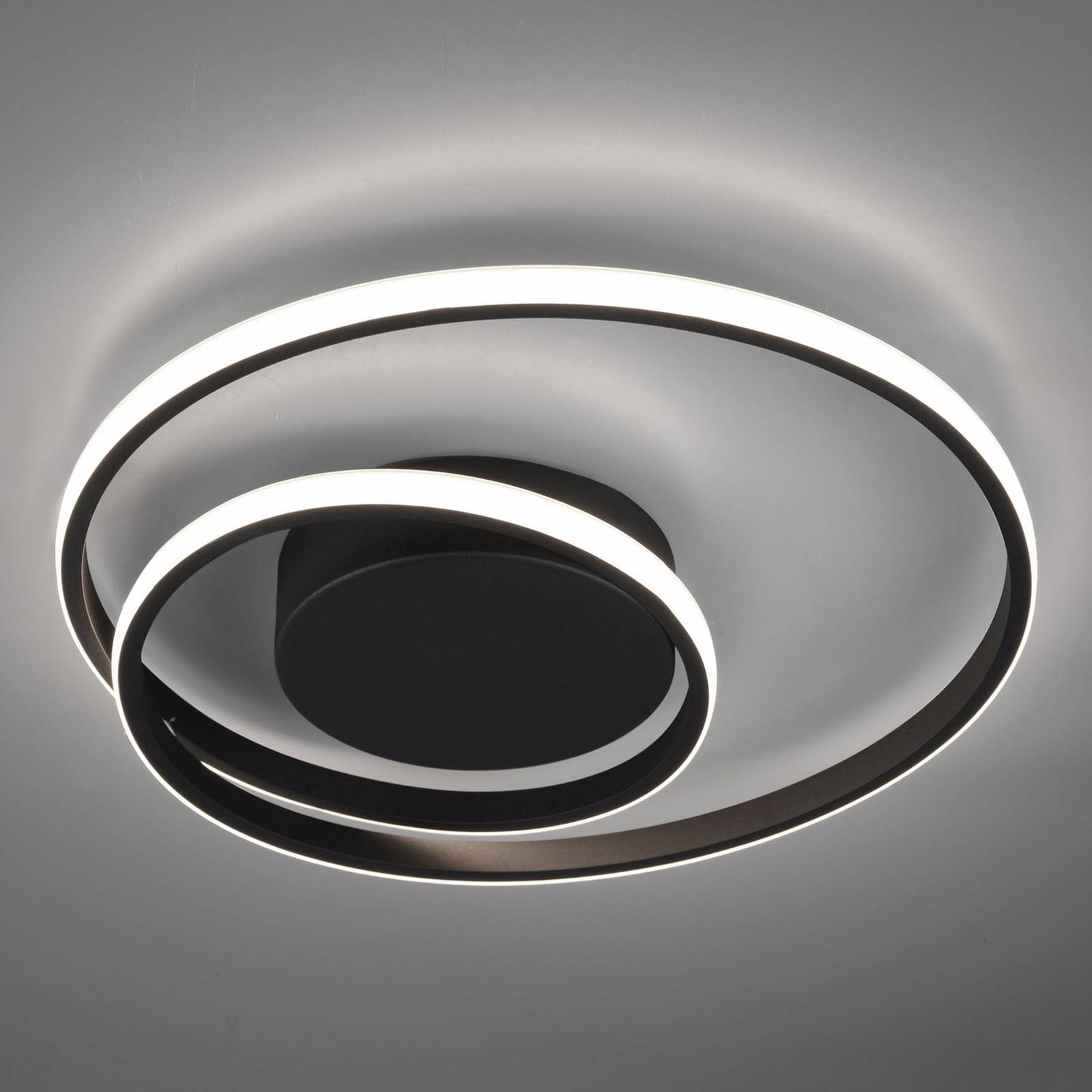 Zibal LED ceiling light, dimmable, black