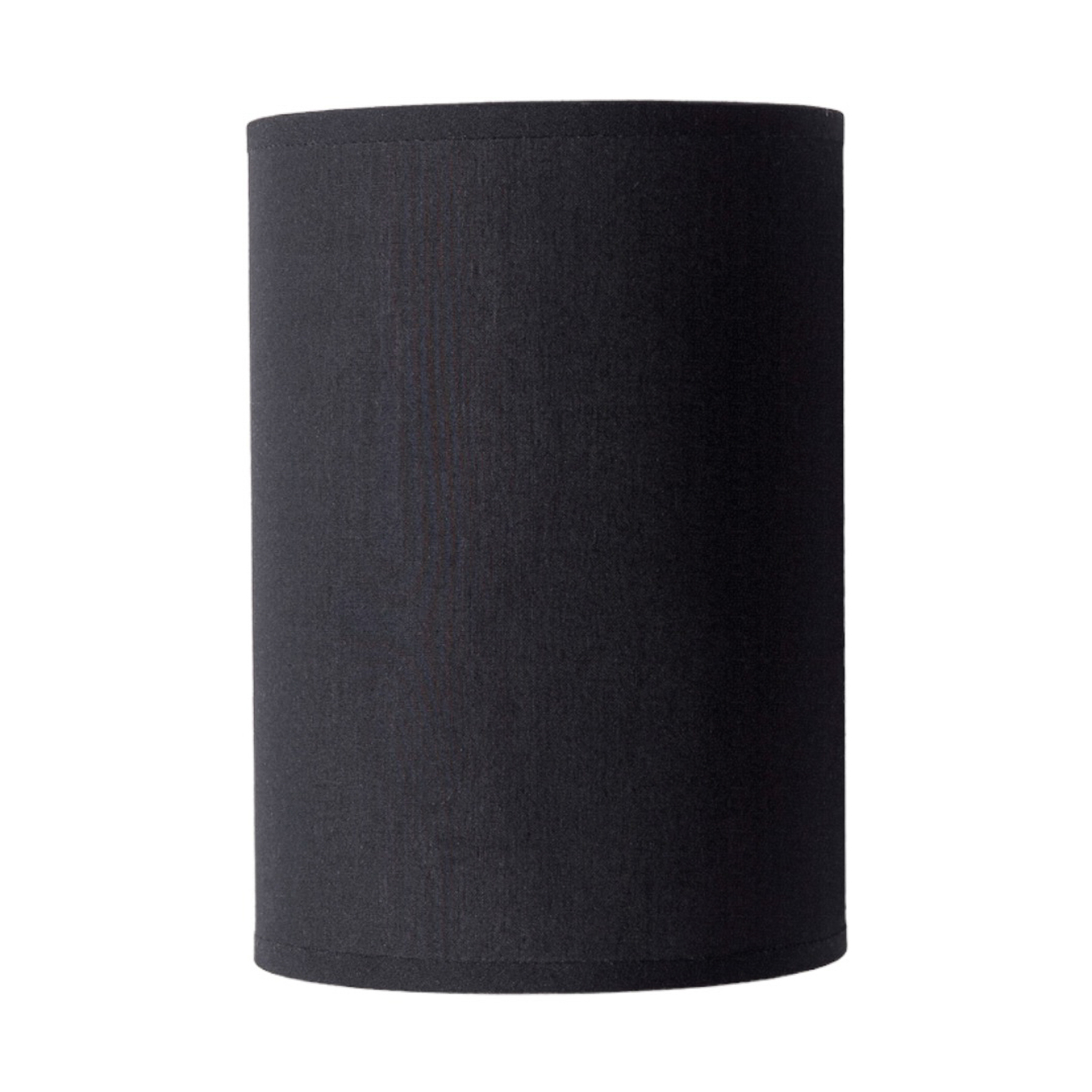 Annalisa - polokruhová textilní lampa v černé