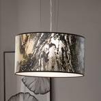 LeuchtNatur Závěsná lampa Discus 35cm břidlicově šedá