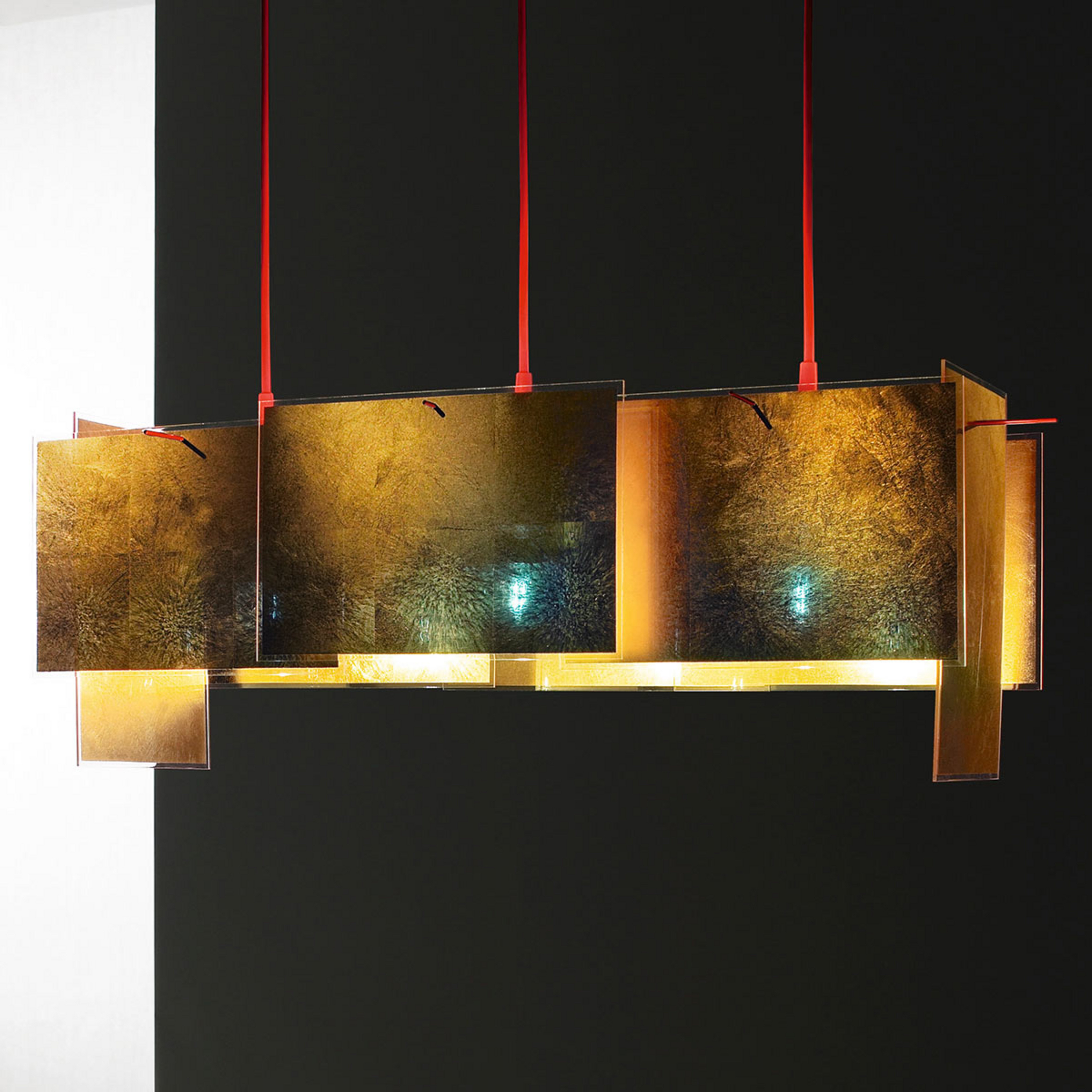 24 Karat Blau M Pendelleuchte 450cm - Ingo Maurer