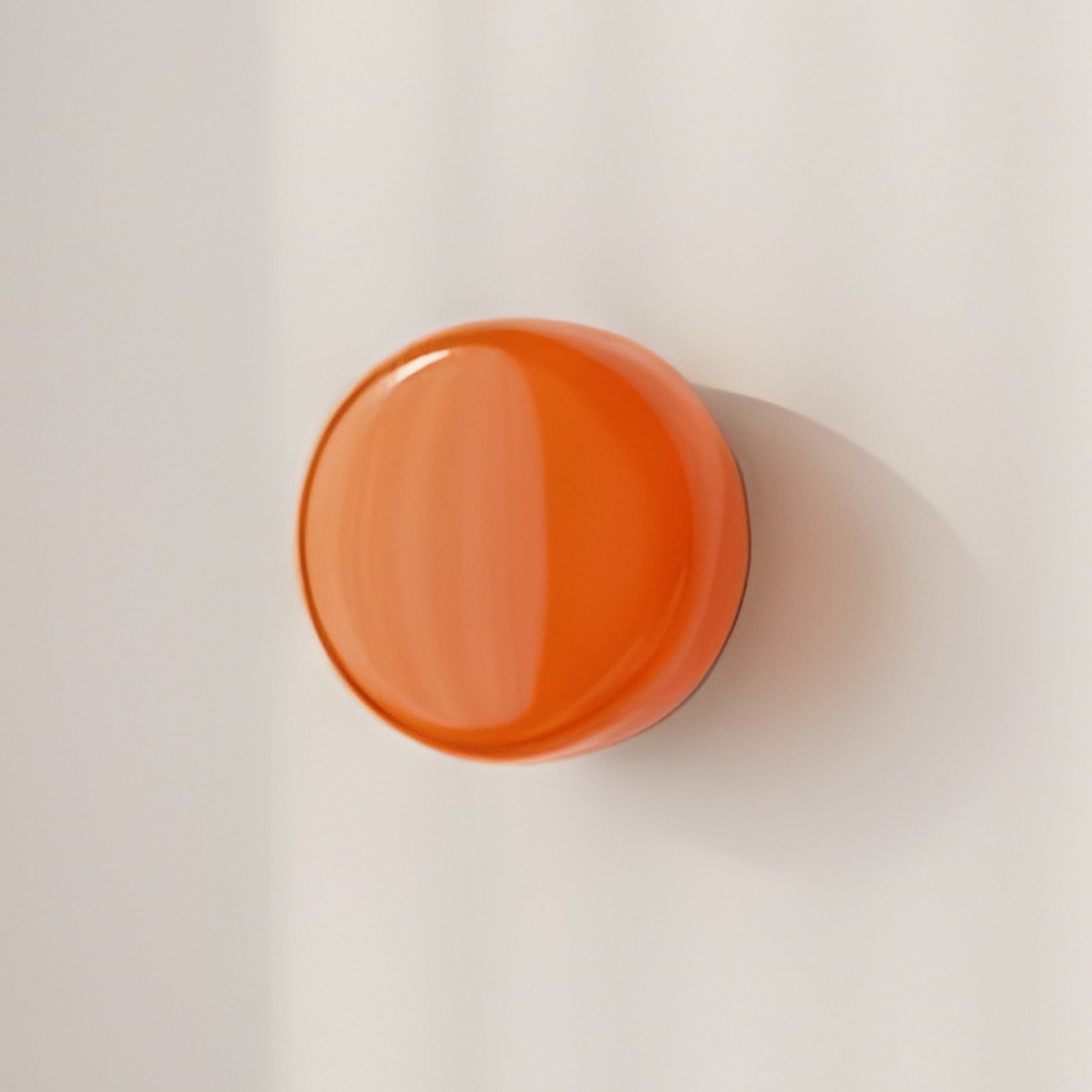 Stenna svetilka BonBon, oranžna, Ø 16 cm, steklo