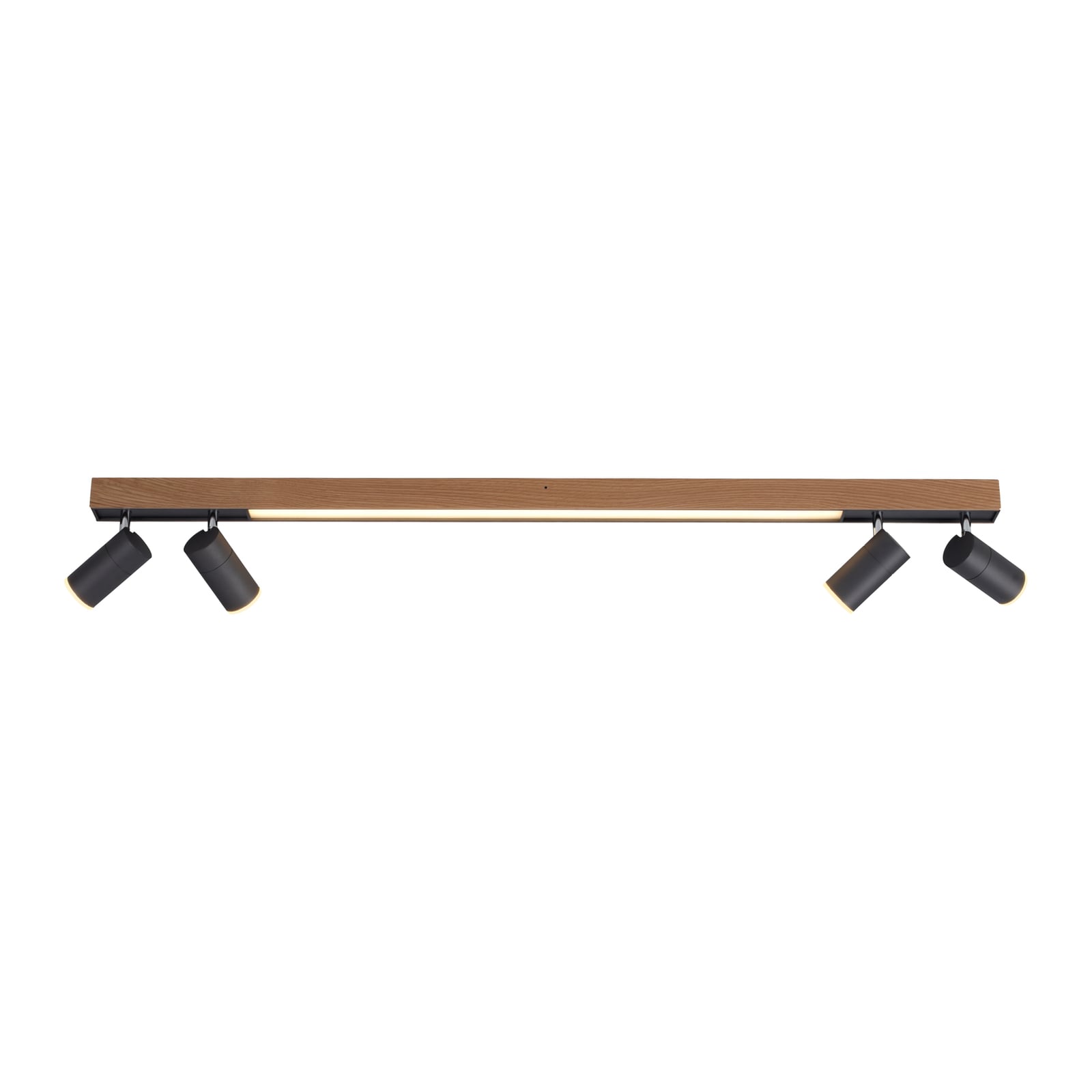 Plafonnier LED Lines Spot, 120 cm, chêne/graphite - PURE Plafonnier LED Lines Spot, 120 cm, chêne/graphite - PURE