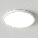 Ściemniana lampa sufitowa LED Solvie, biała