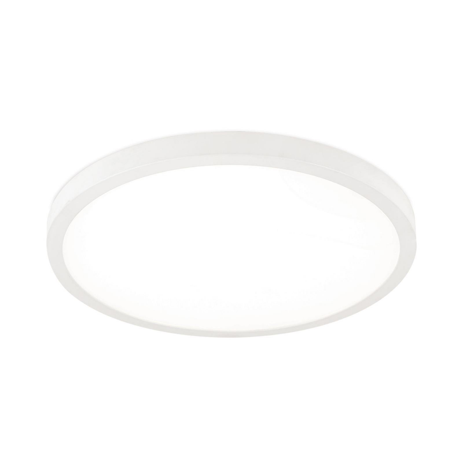 LED ceiling lamp Disc, white Ø 40 cm, CCT, metal/plastic