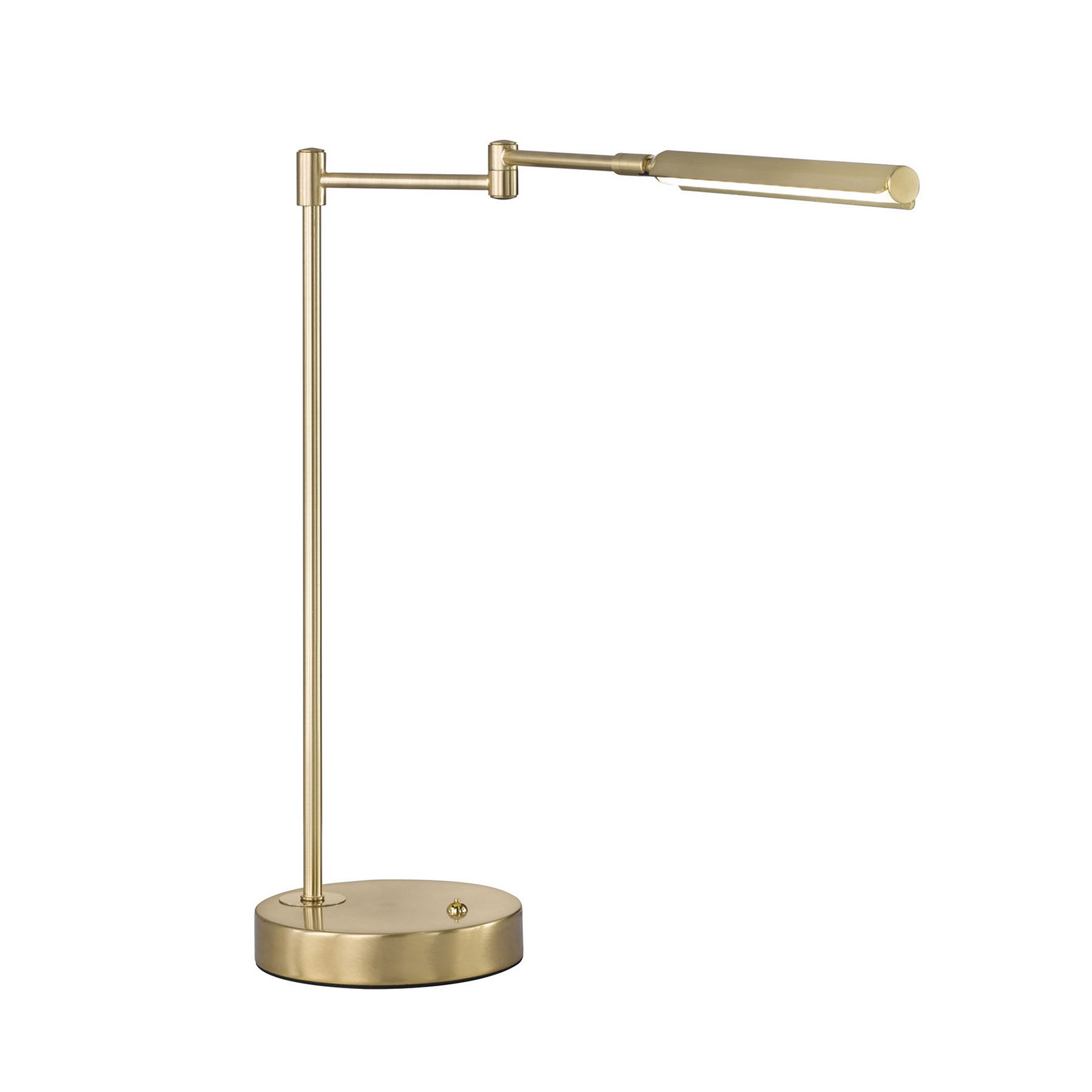 LED stolní lampa Nami, stmívatelná, mosazná
