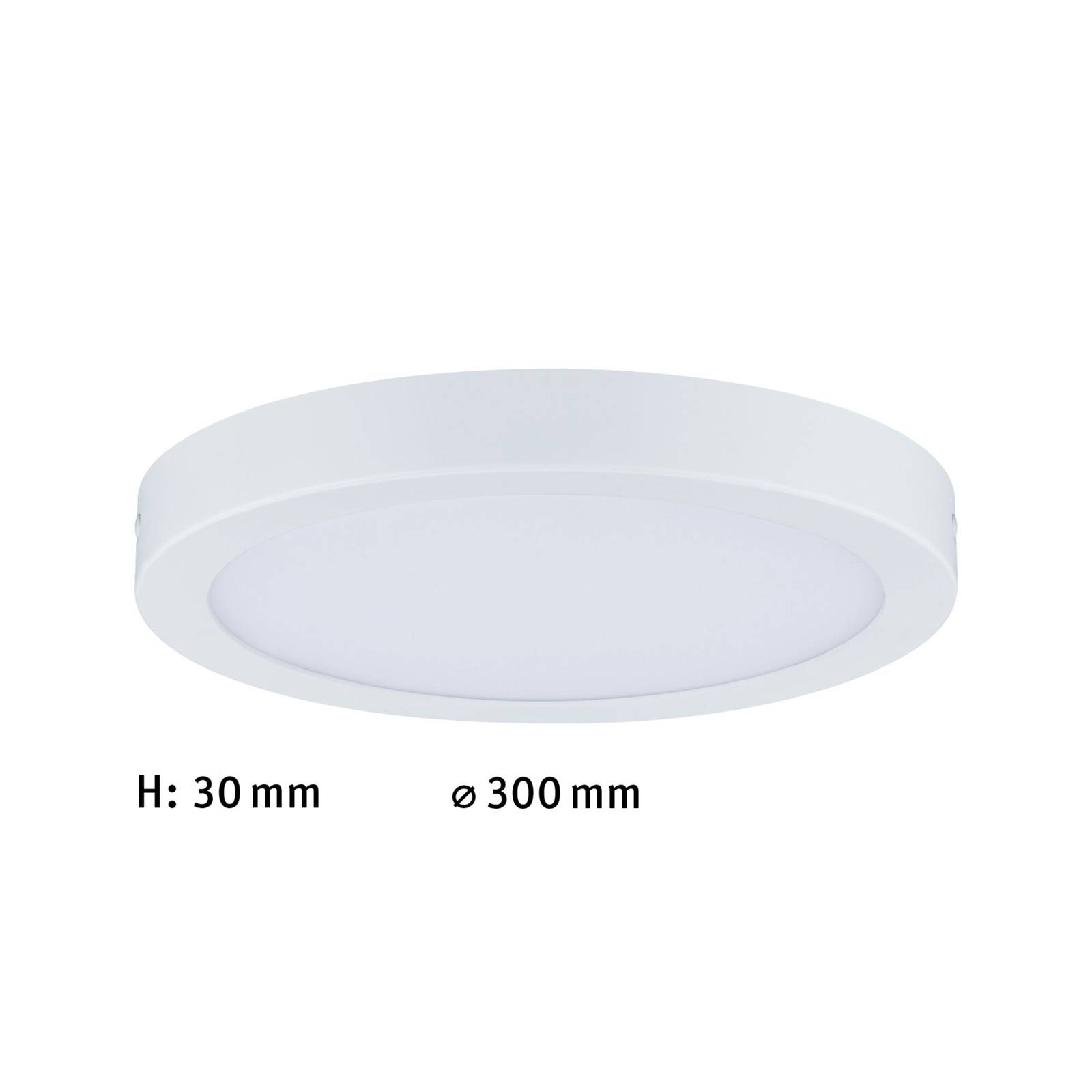 Paulmann Abia panel LED Ø 30cm 2 700 K biały mat