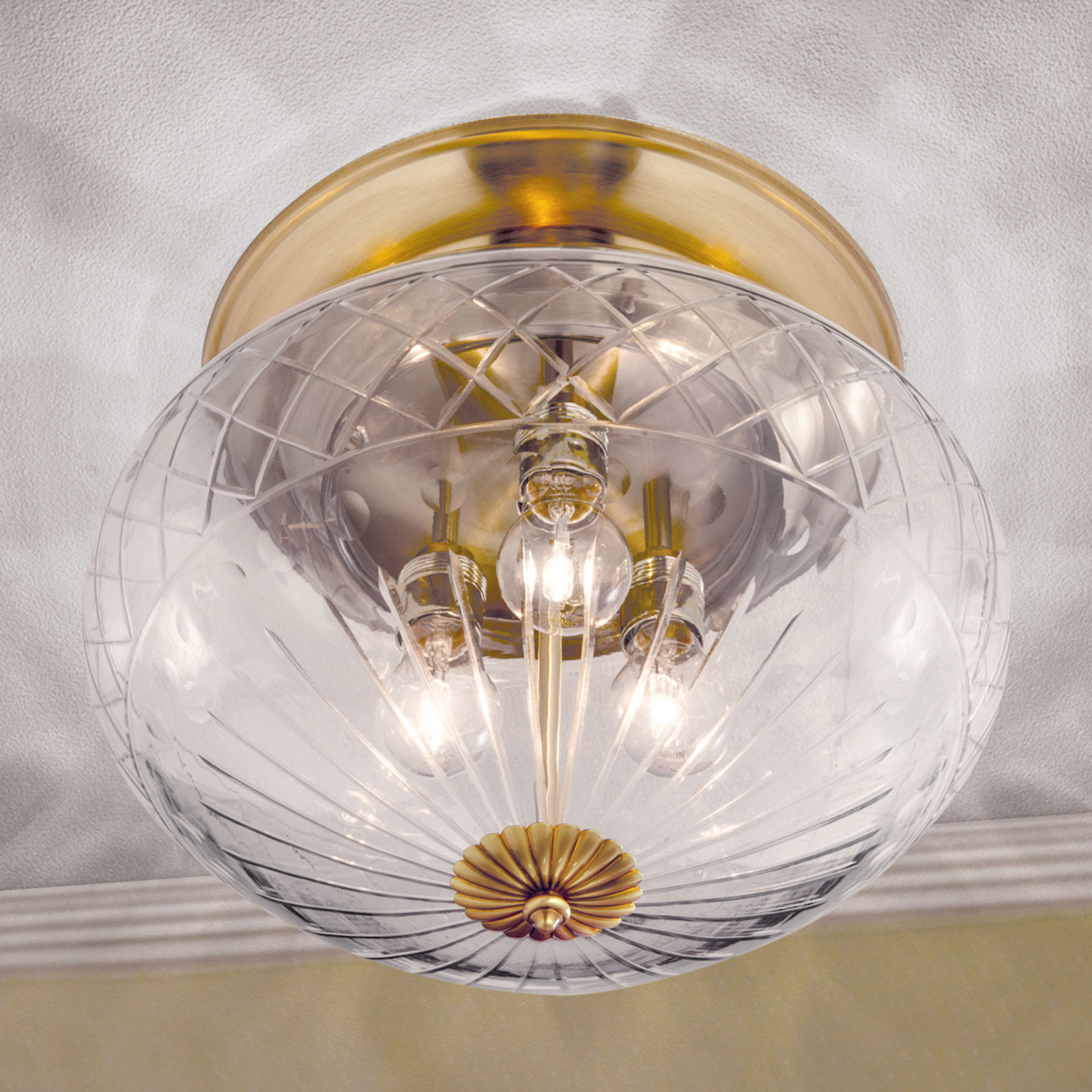 ENNA - estetyczna lampa sufitowa, śr. 40 cm