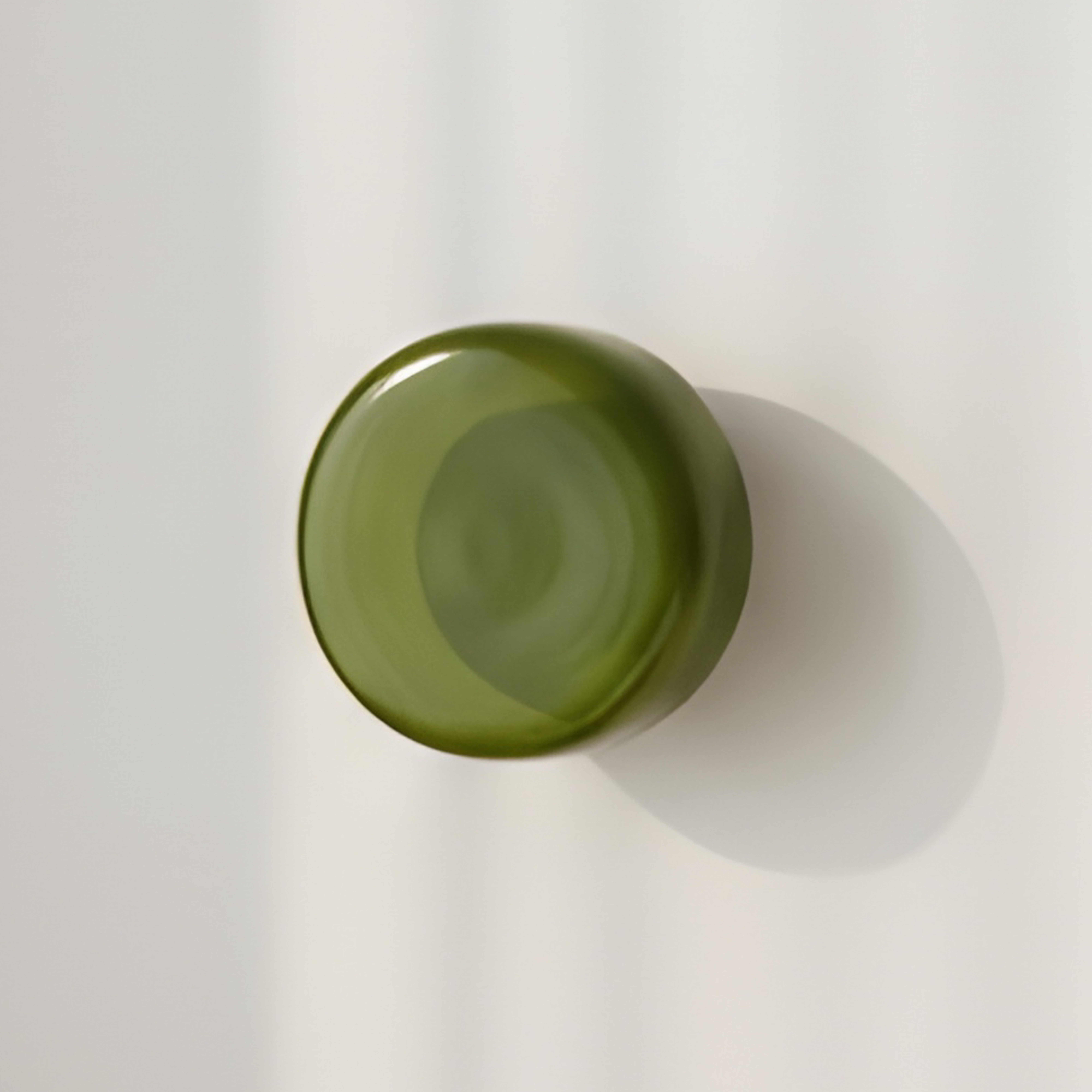 Applique murale BonBon, verte, Ø 16 cm, verre