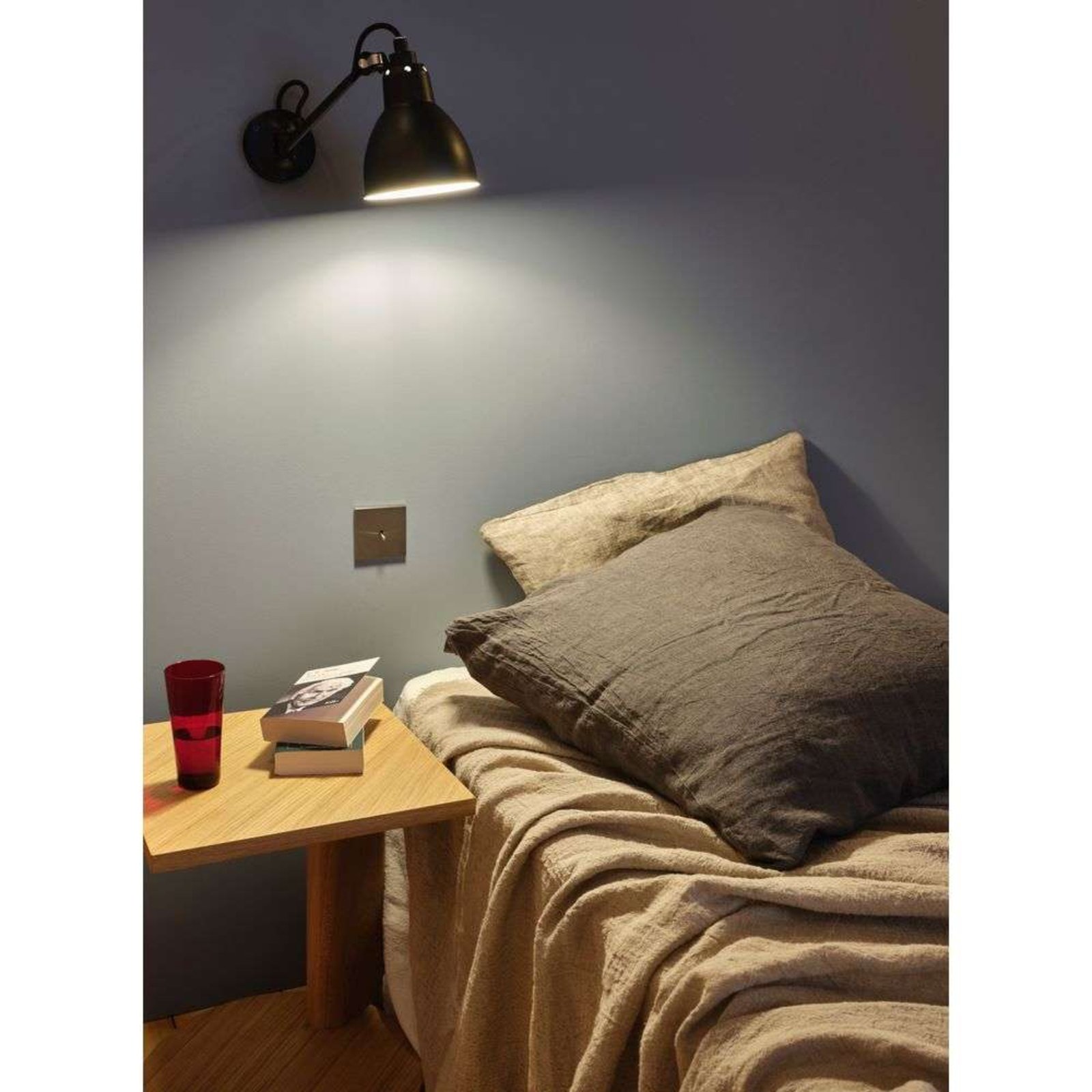 104 Nástěnné Svítidlo Black/Polycarbonat - Lampe Gras