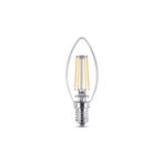 Philips LED-Kerze Filament E14 4,3W 2.700K 2er