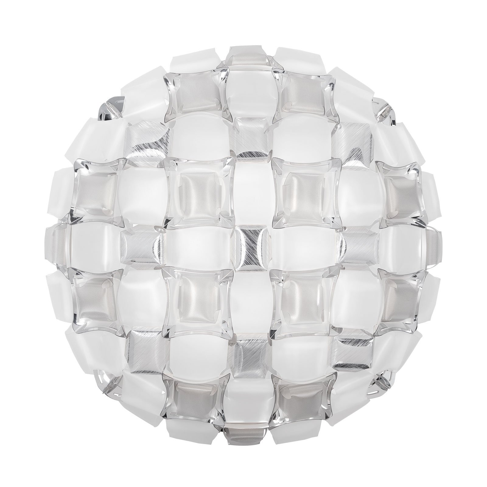 Stropní světlo Mida, Ø 67 cm, platinová/bílá - Slamp