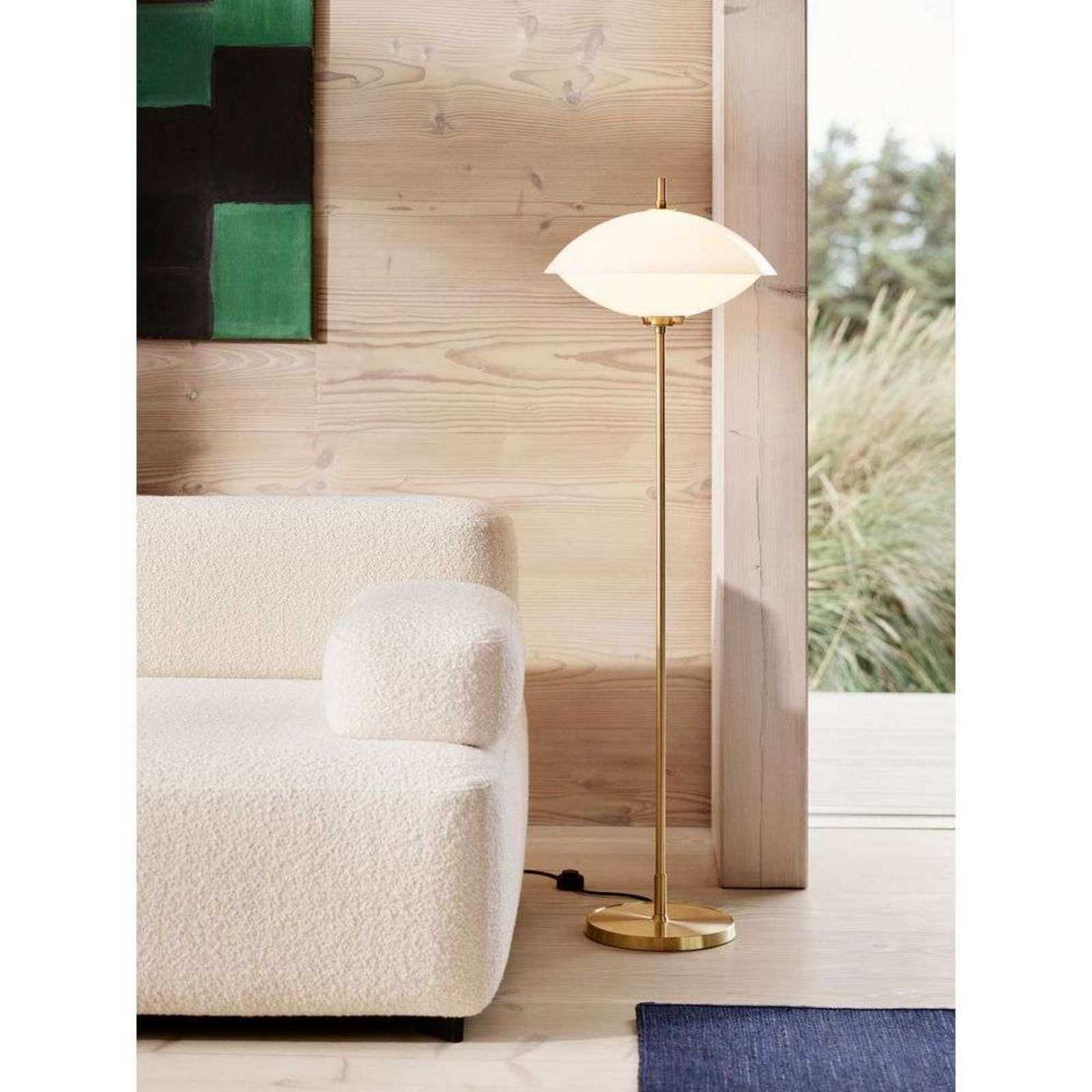 Clam Piantana Opal/Brass - Fritz Hansen