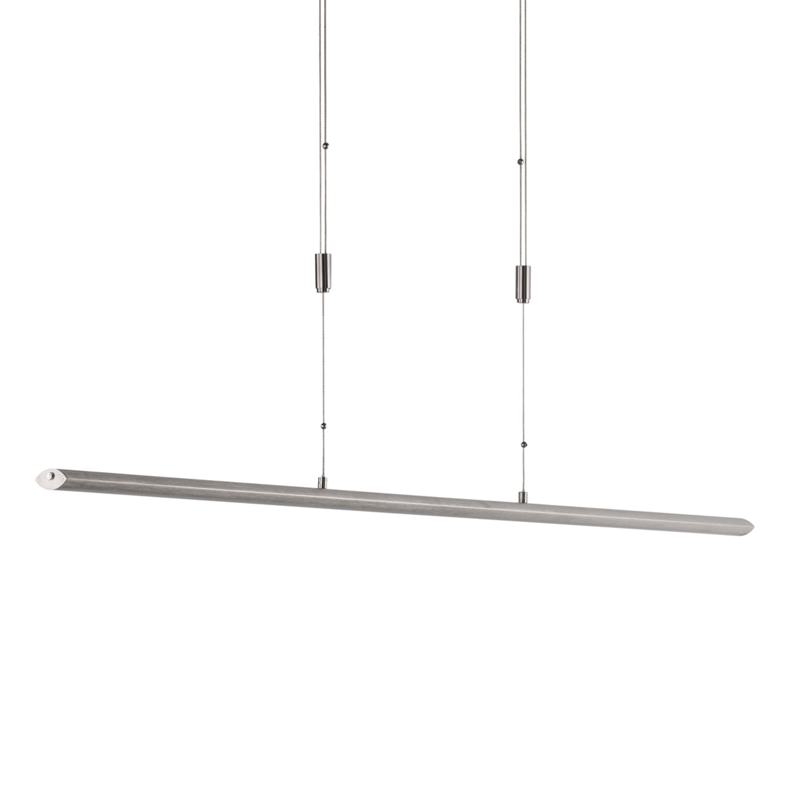 Fischer & Honsel Beat LED pendant lamp with dimmer, 140 cm, for Living / Dining Room, aluminium, plastic, 39 W, energy efficiency: A+, L: 140 cm