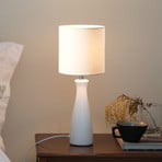 Markslöjd Lampă de masă Birillo, alb, textil/ceramică, E14