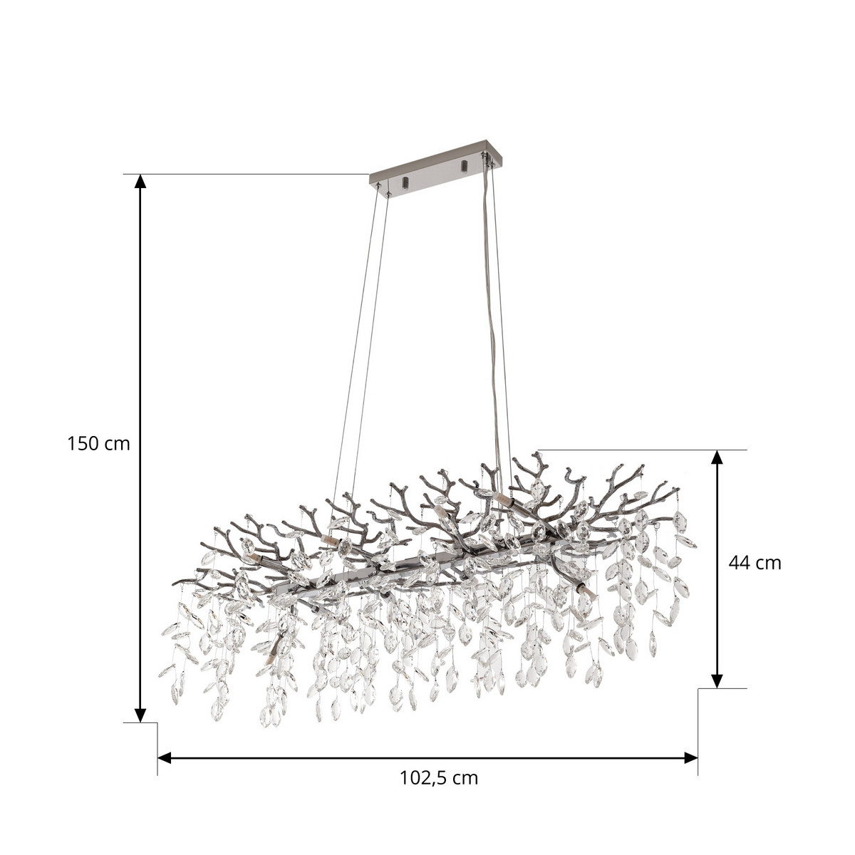 Produktets dimensjoner