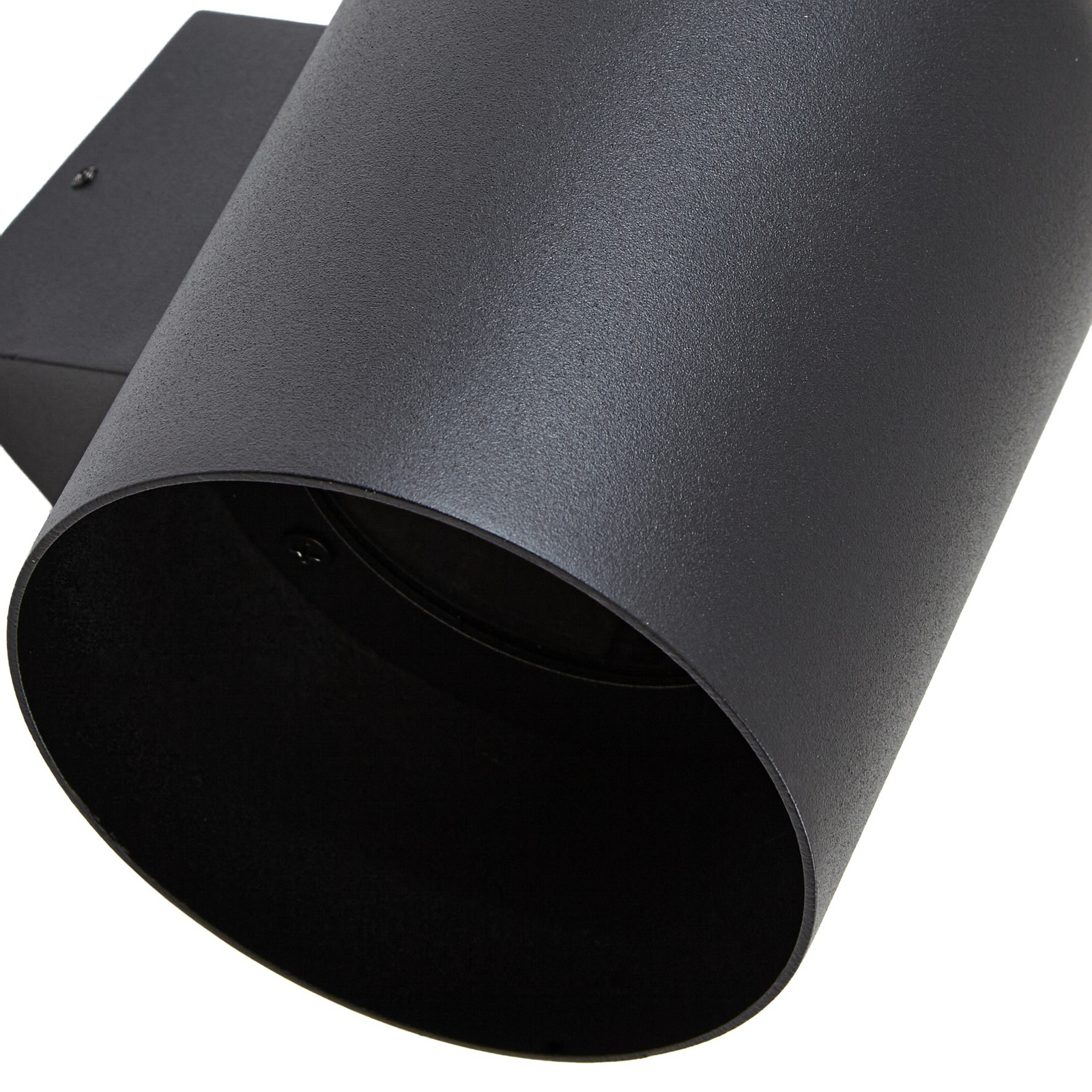 Lupil vanjska zidna svjetiljka, GU10, crna, IP44, metalna - Lindby