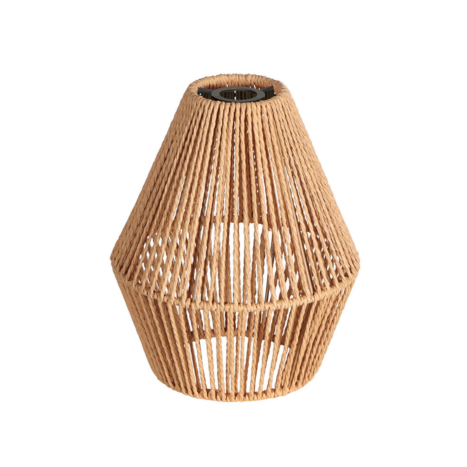 Suspension Ropex 4531, à 5 lampes, longue, noire, câble marron