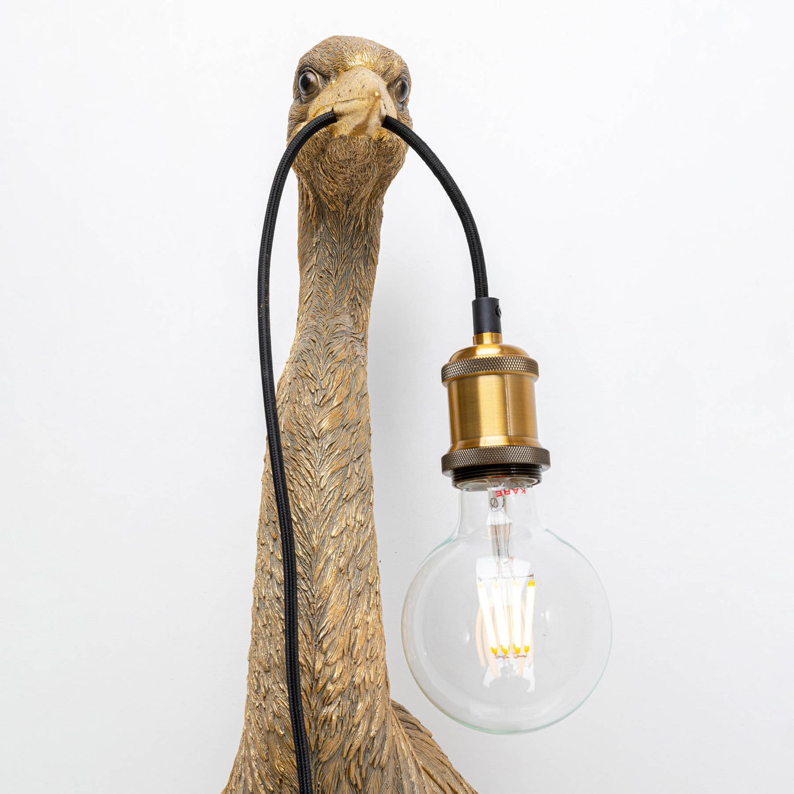 KAREN Animal Heron wandlamp met stekker