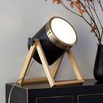 Tim table lamp, black and gold