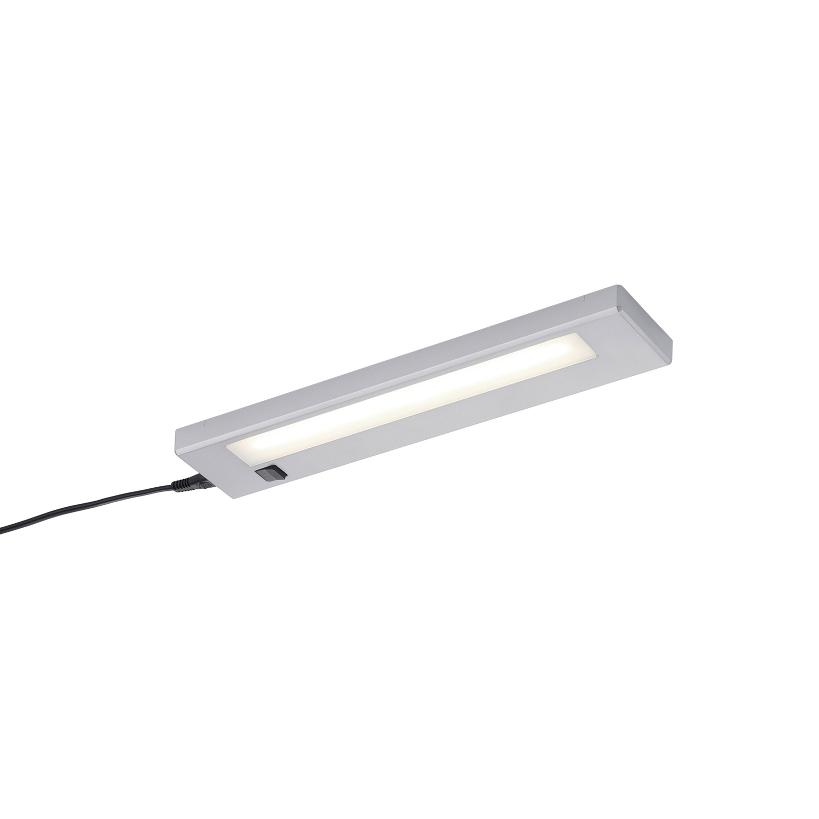 Φωτιστικό LED κάτω από το ντουλάπι Alino, τιτάνιο, μήκος 34 cm
