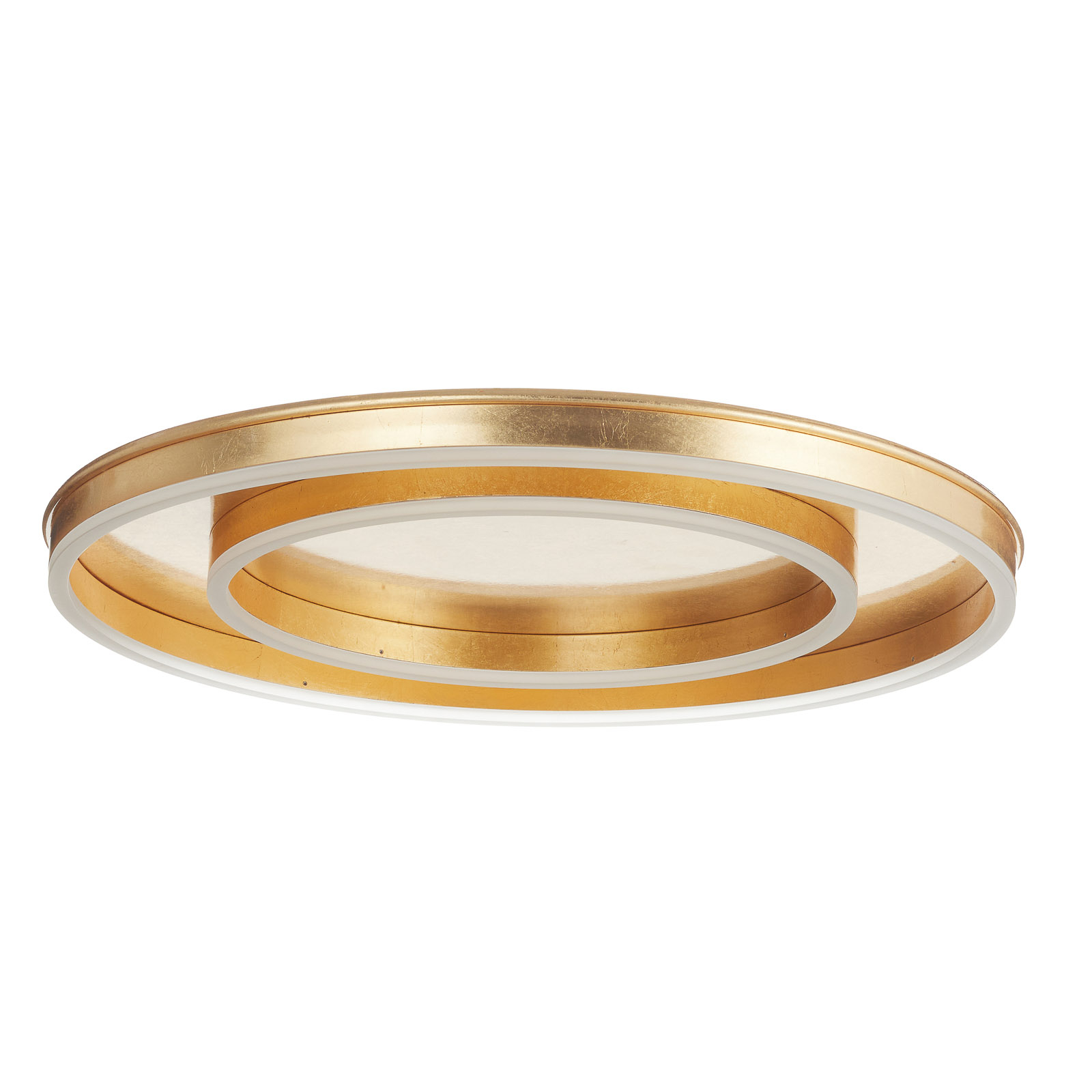 Helestra Sona LED ceiling light dim Ø 60 cm gold Lights.co.uk