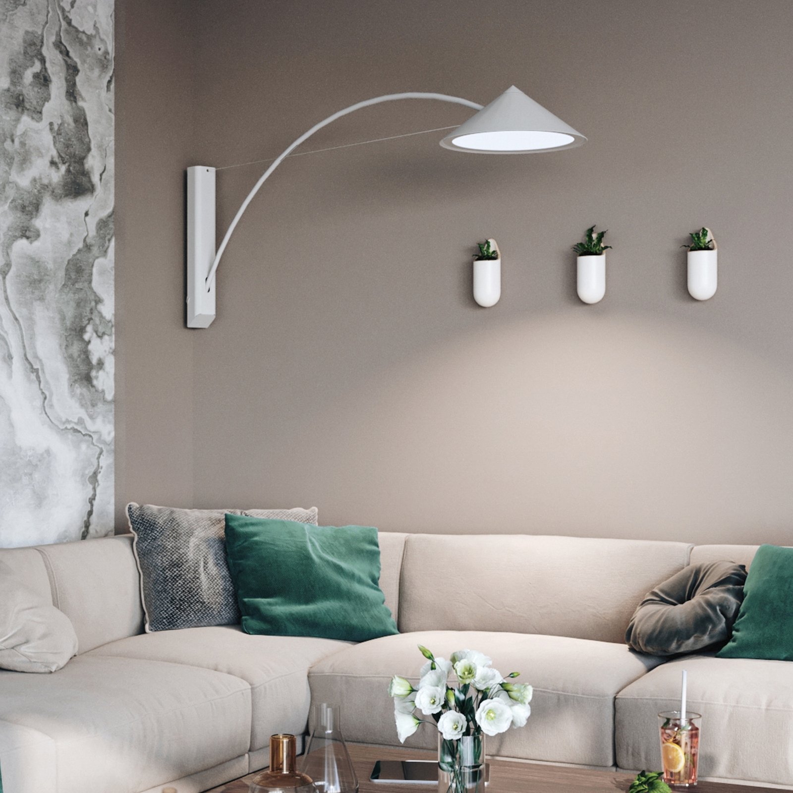 Prandina Flyer W5 LED wall light