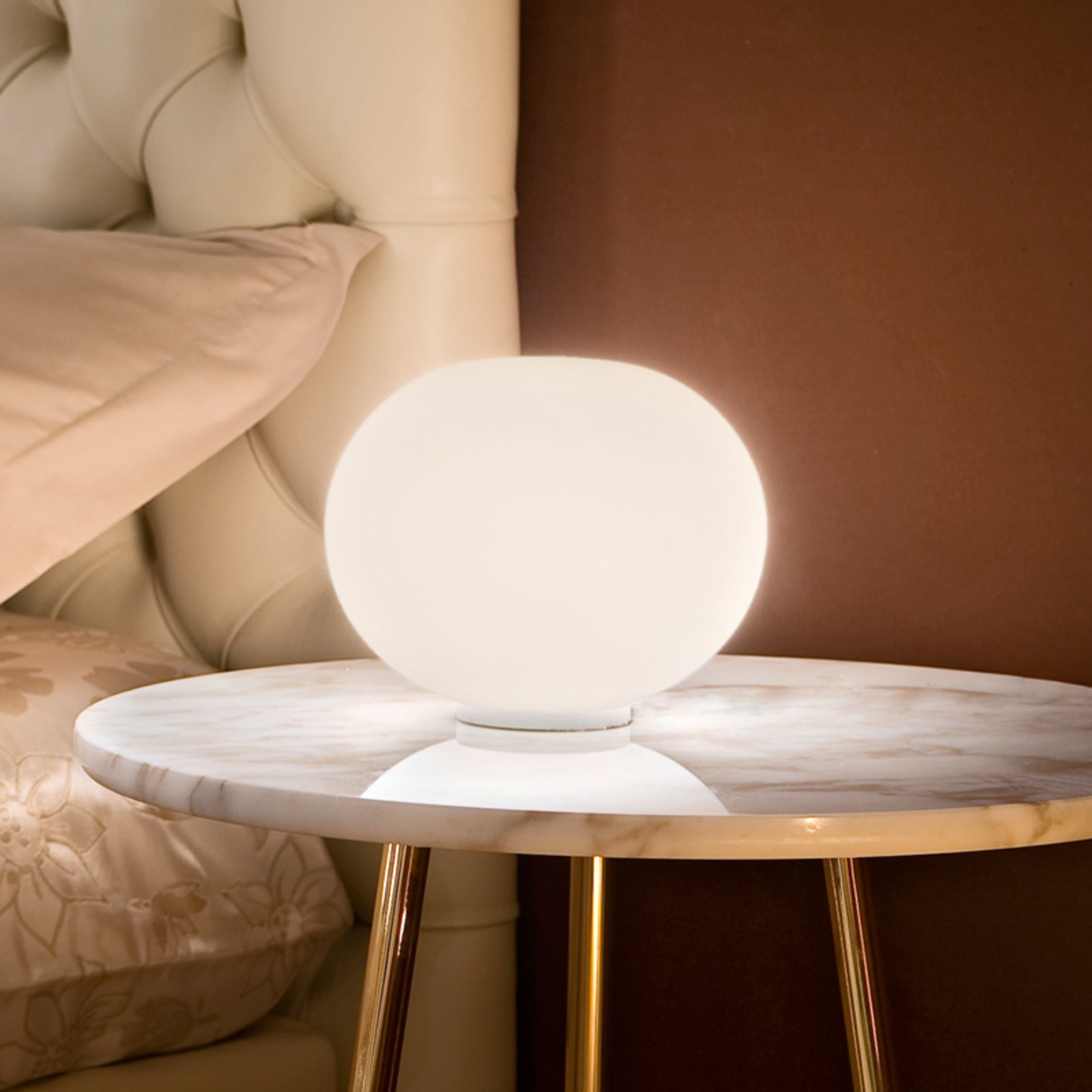 Glo-Ball Basic Zero Tischleuchte m/Dimmer White - Flos