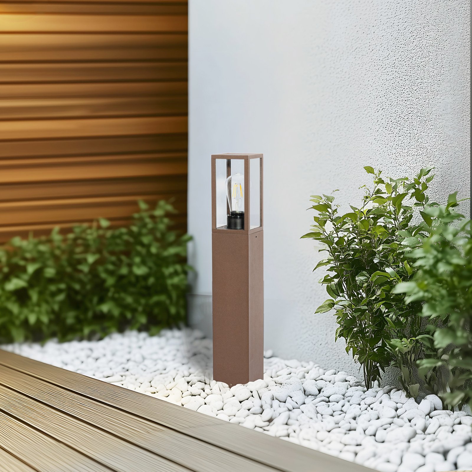 Robigus Bollard Rust - Lindby