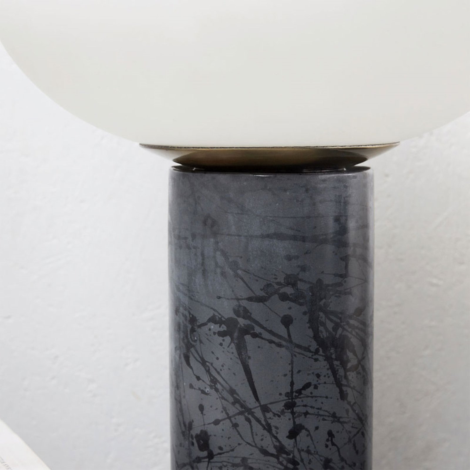 Opal Asztali Lámpa H45cm White/Brass - House Doctor
