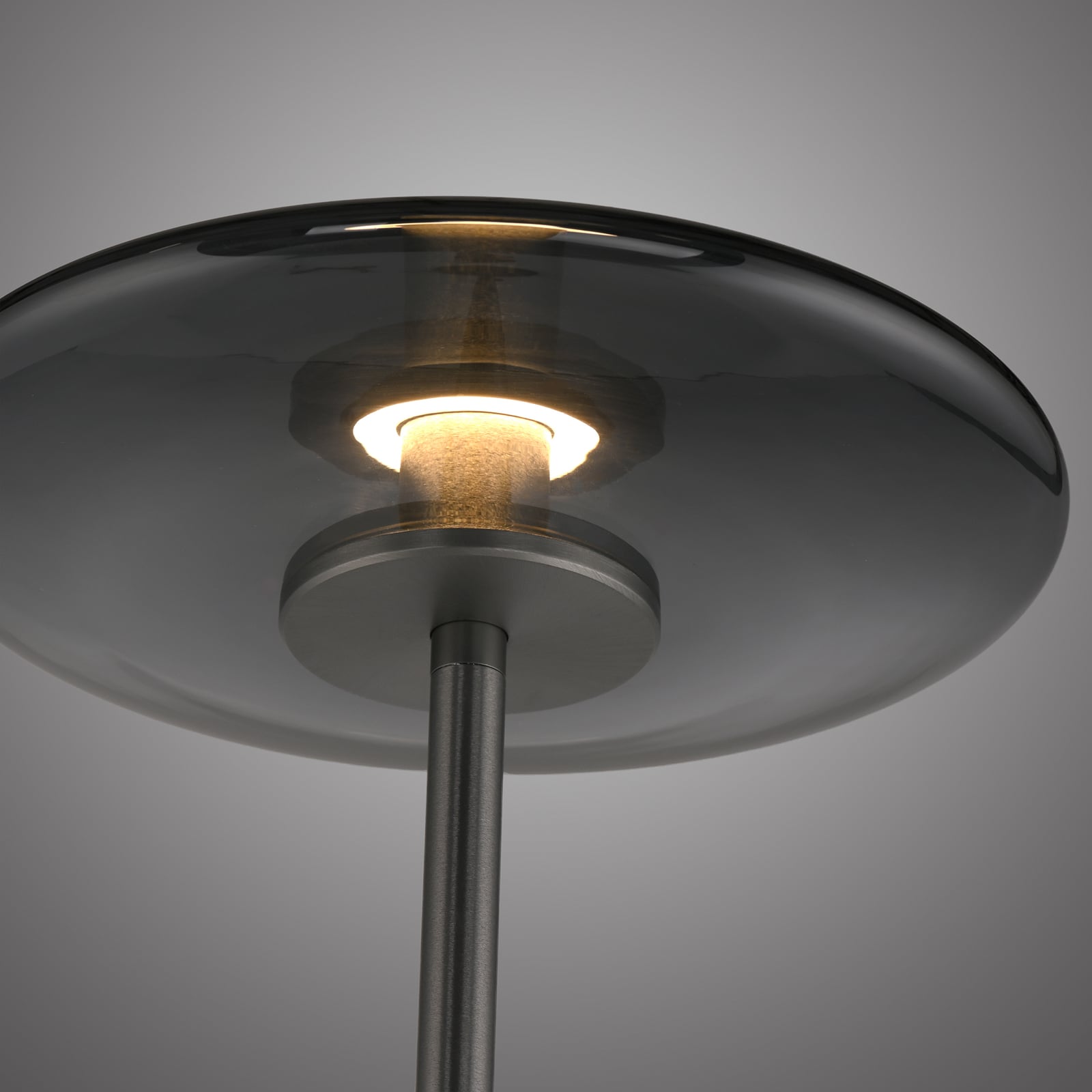 Vitrum LED-Stehlampe, grau Aluminium/Glas Touchdimmer - PURE Vitrum LED-Stehlampe, grau Aluminium/Glas Touchdimmer - PURE