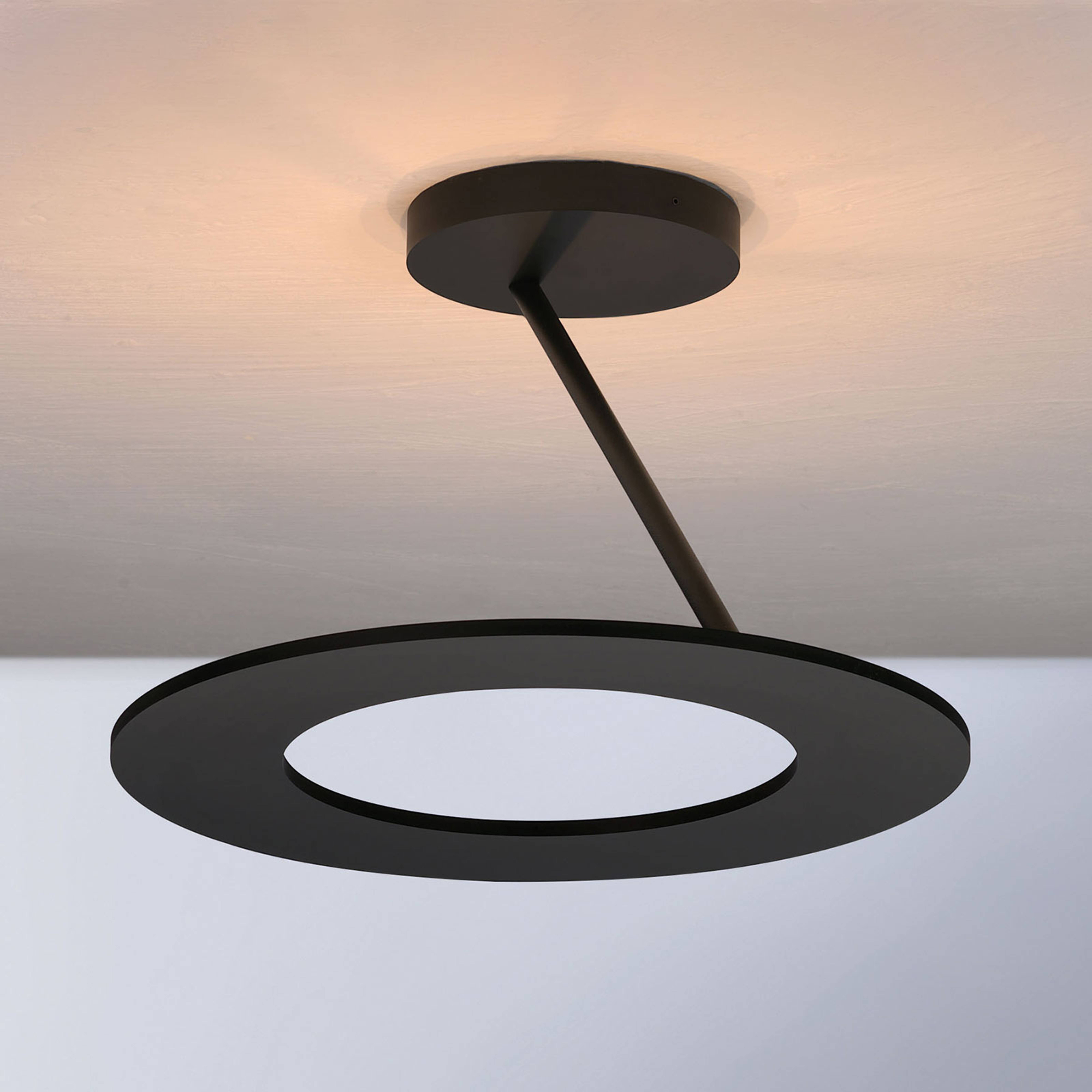 Bopp Stella lámpara de techo 1 anillo Ø 30cm negro