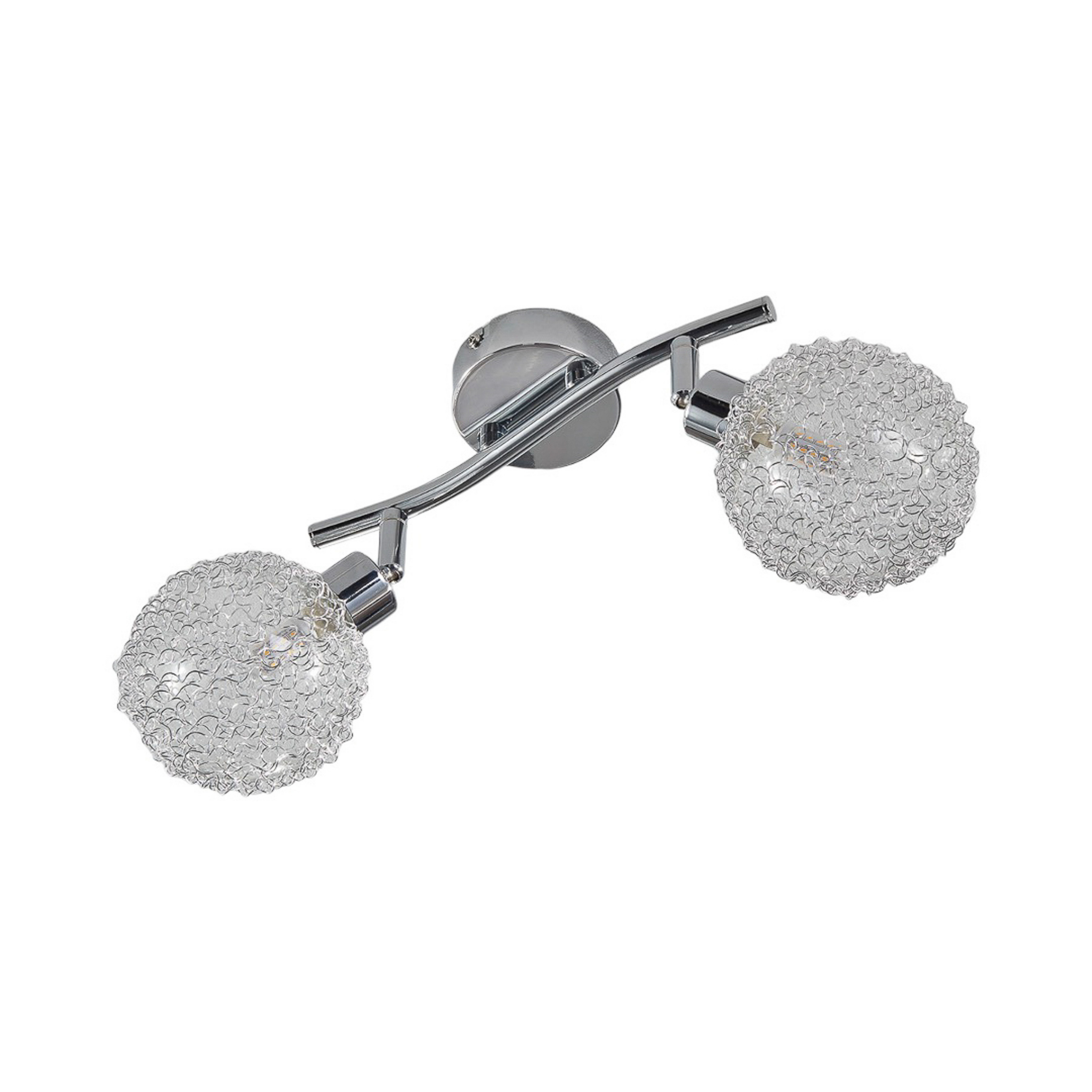 Ticino 2 Plafonieră Silver/Chrome - Lindby