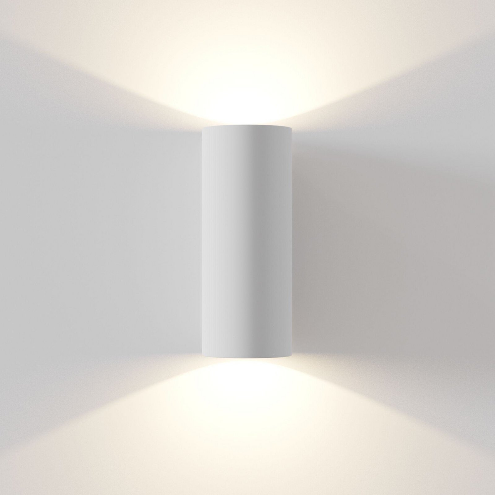 Parma wall light, plaster, 8 x 20 cm