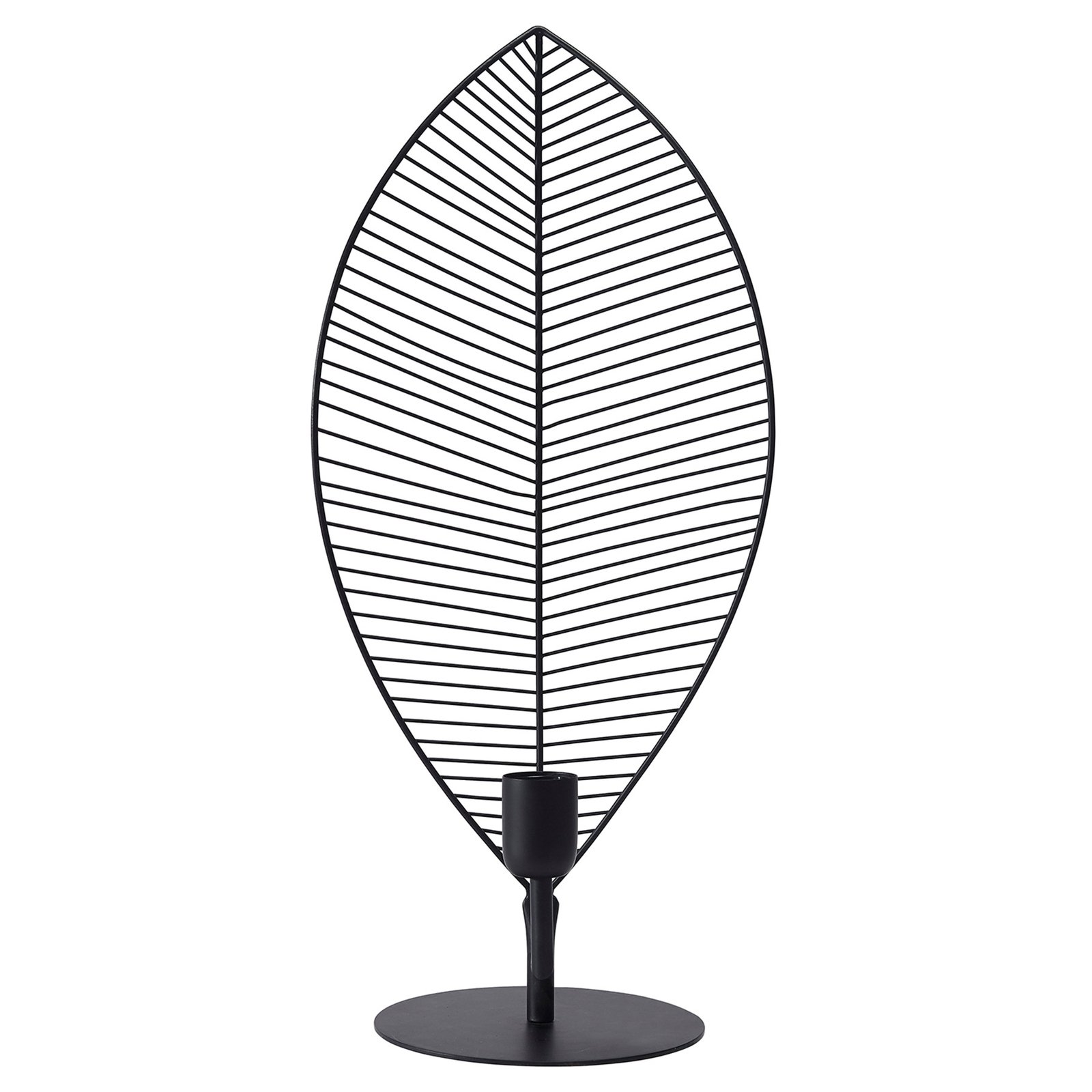 PR Home Elm bordlampe i bladform, høyde 58 cm