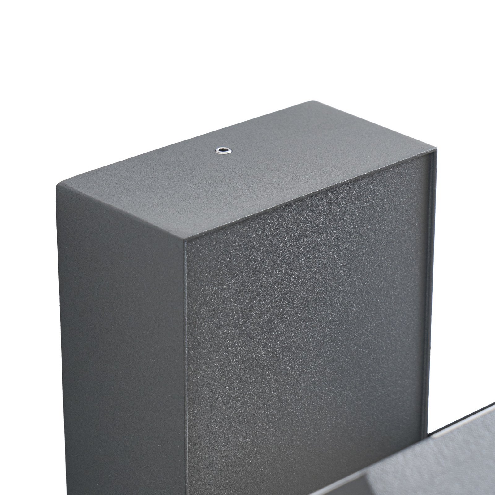 Orbin udendørs LED-væglampe, CCT, IP54, grå, vippbar - Lindby