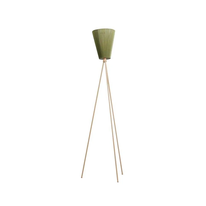 Northern - Oslo Wood Floor Lamp Beige/Olive