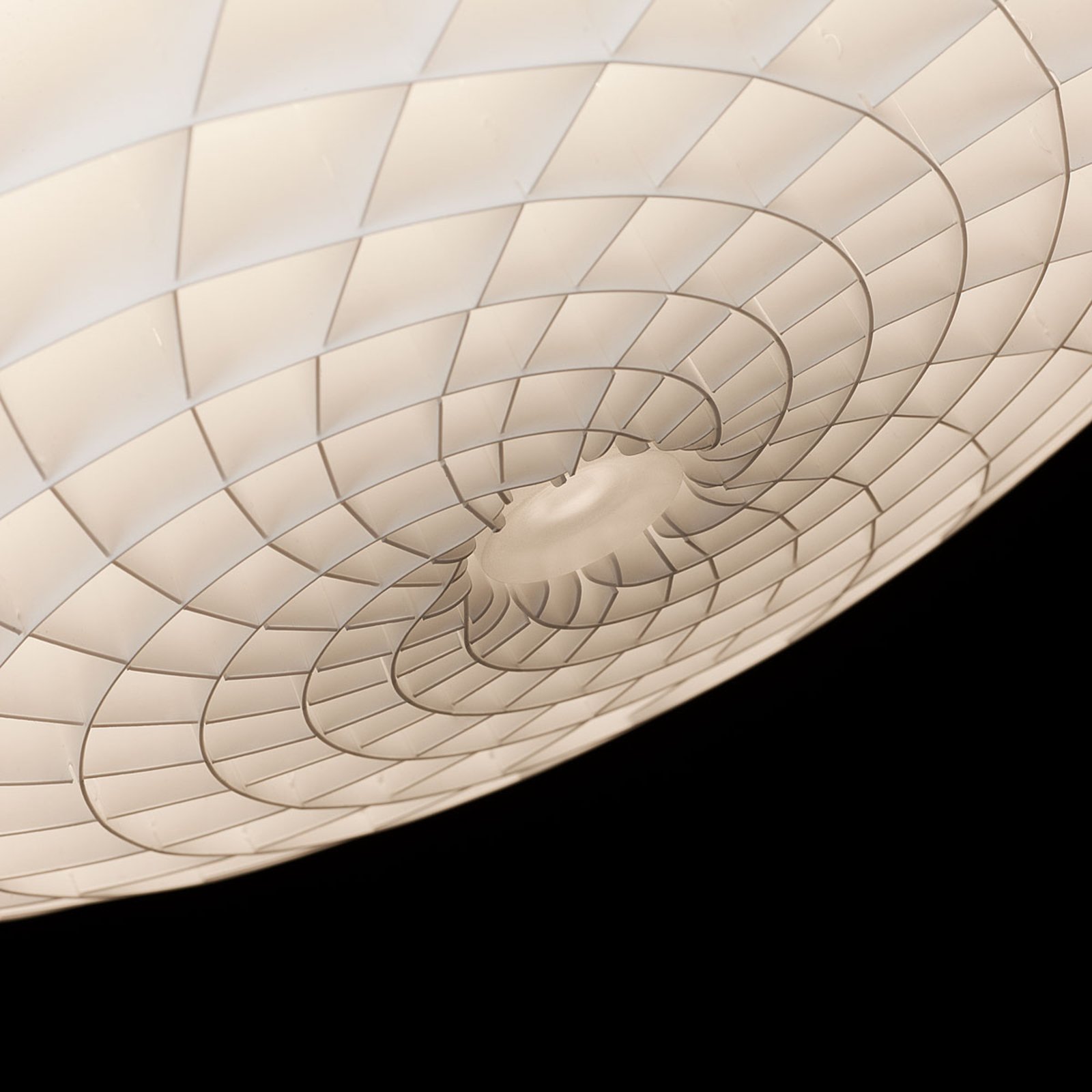 Висяща лампа Louis Poulsen Patera, бяла, матирана, 90 cm