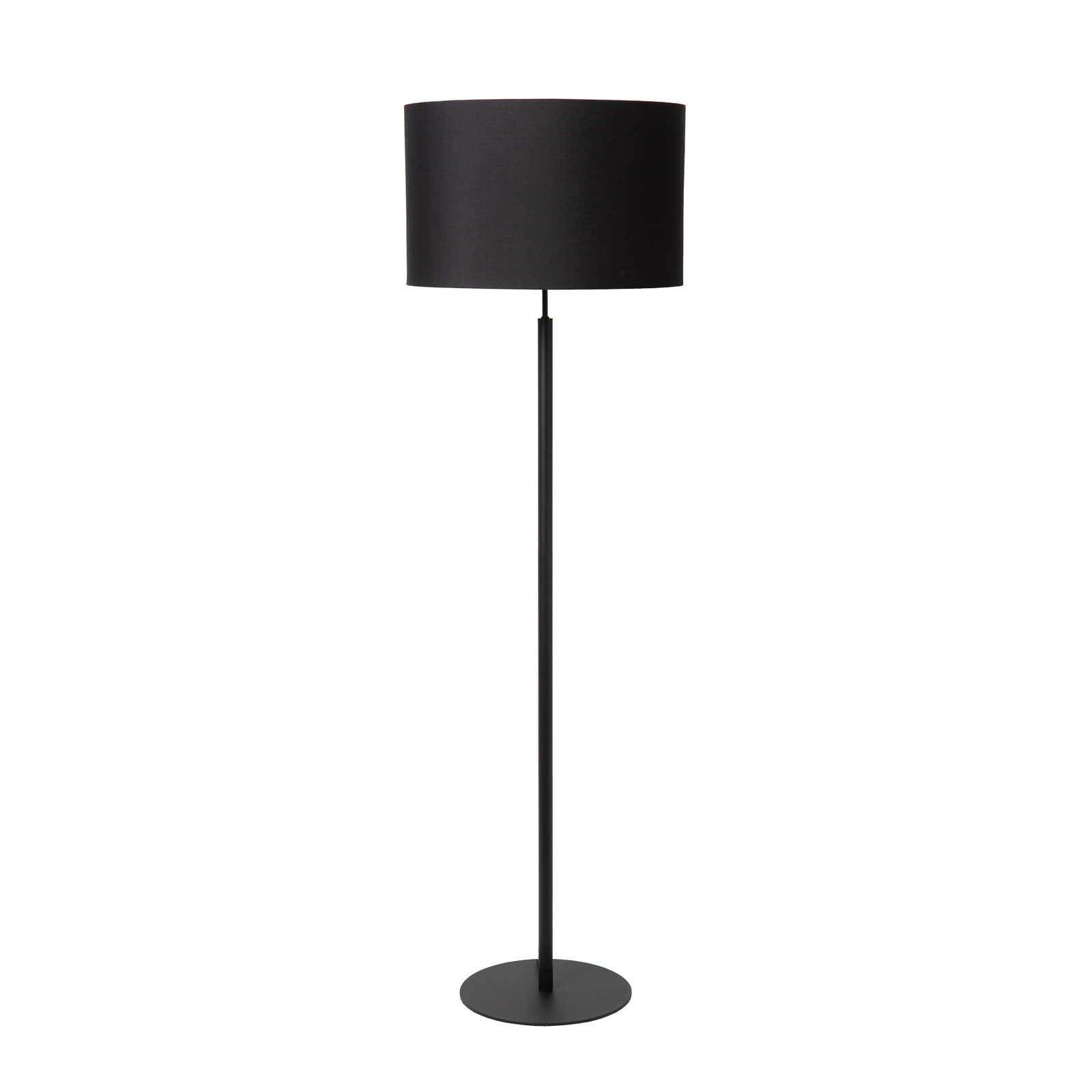 Stojna svetilka MAYA, črna, višina 150 cm, tekstil, E27