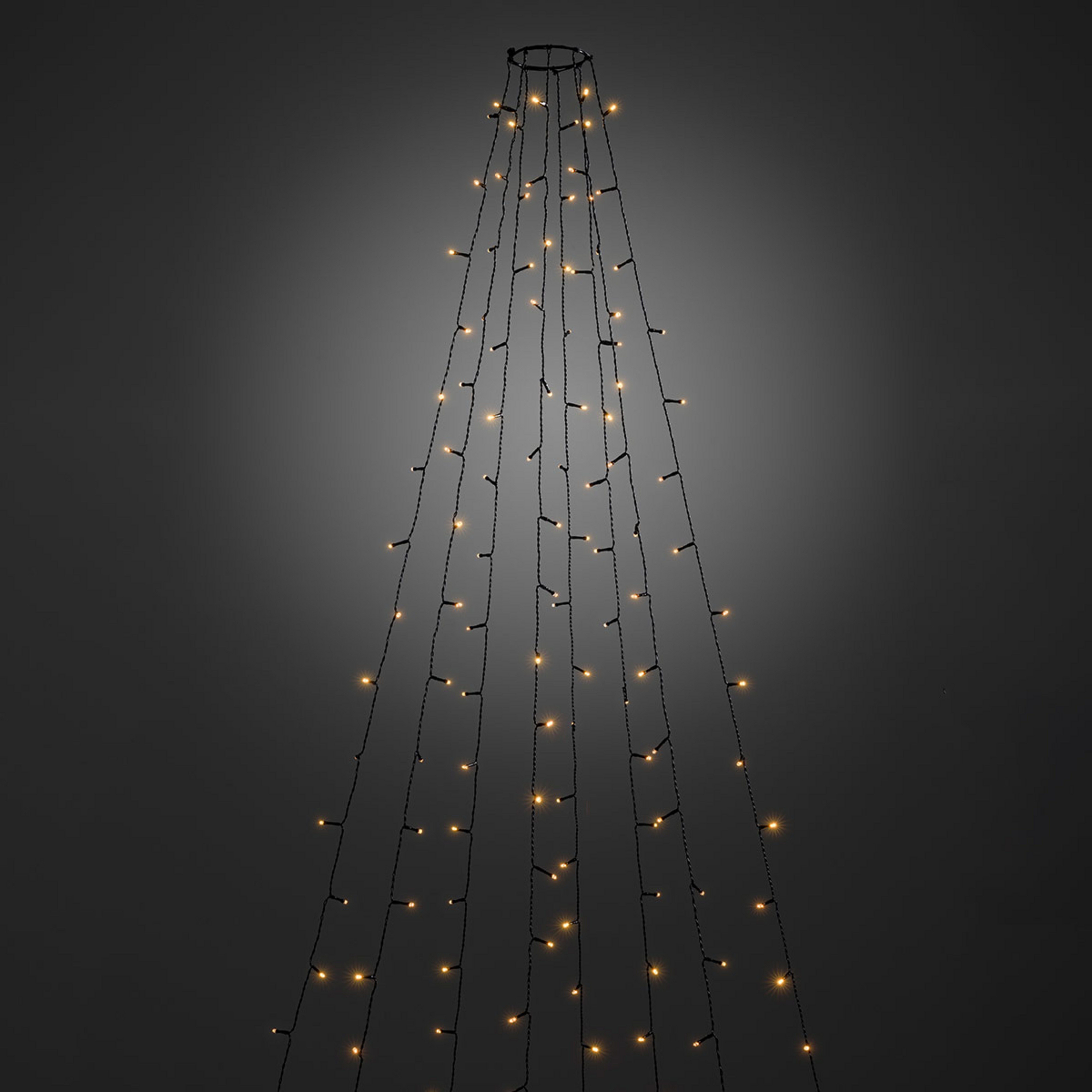 Manto LED para árboles en el exterior que funciona con App