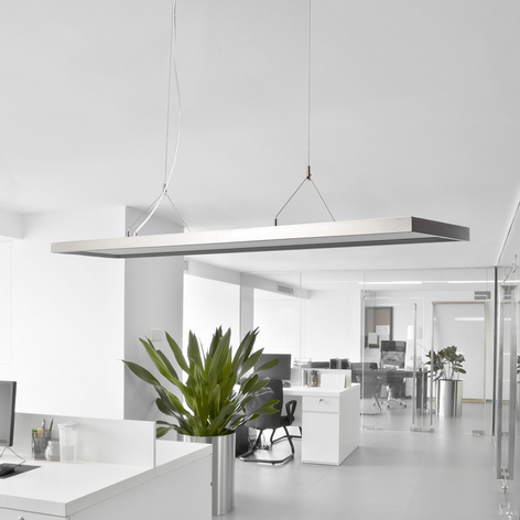 Suspension LED de bureau Dorean, intens. variable