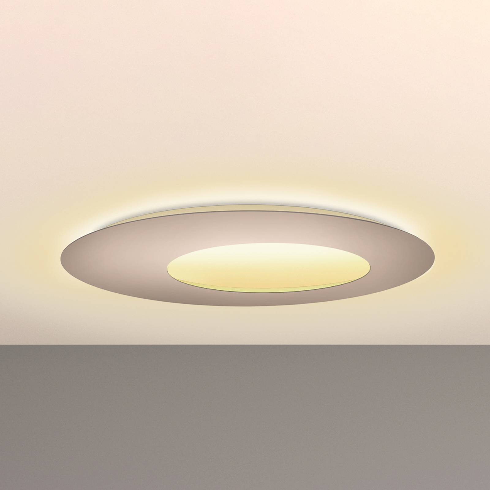 Image of Escale Blade Open Applique a LED color tortora Ø 79 cm