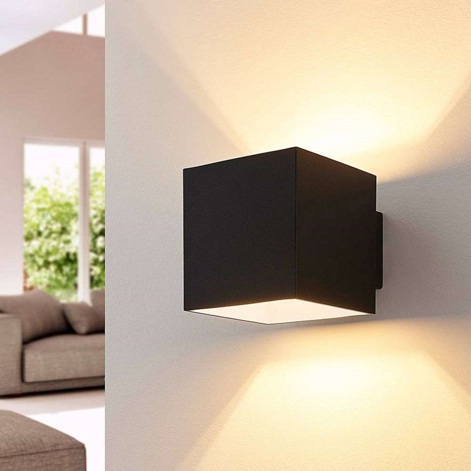 Rocco LED Wall Lamp Black - Arcchio