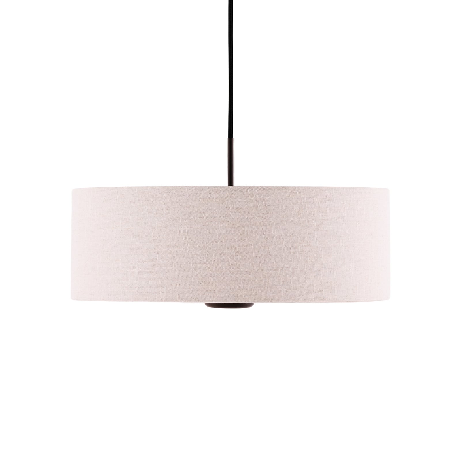 Lámpara colgante Bosco 55, color beige, Ø 55 cm, de tela - Globen Lighting