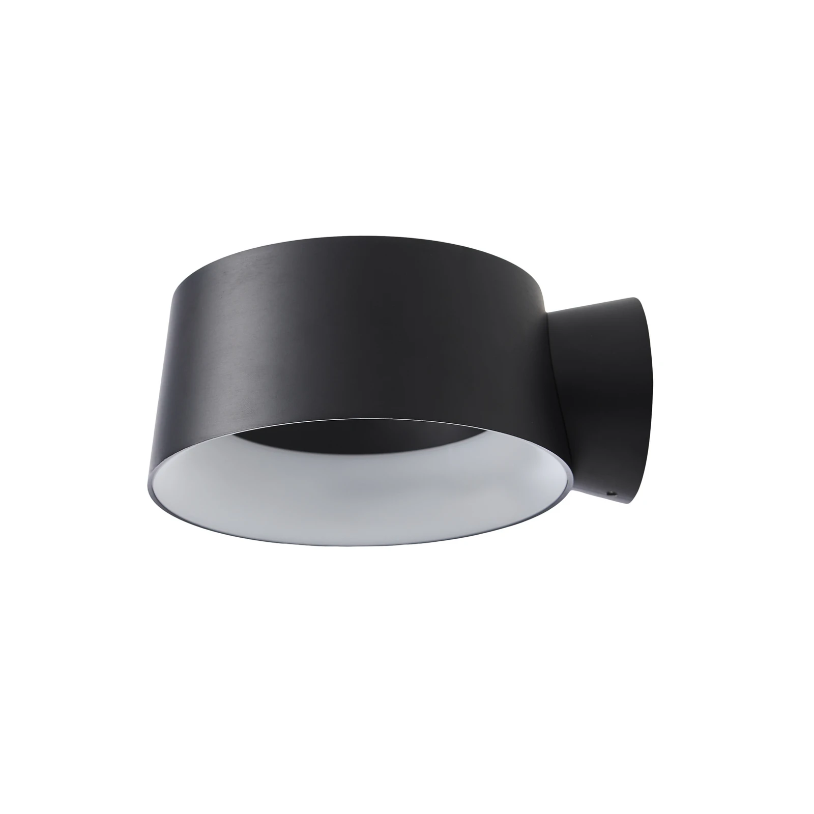 LOOM DESIGN Aplique de pared LED Cookie negro aluminio Ø 15 cm