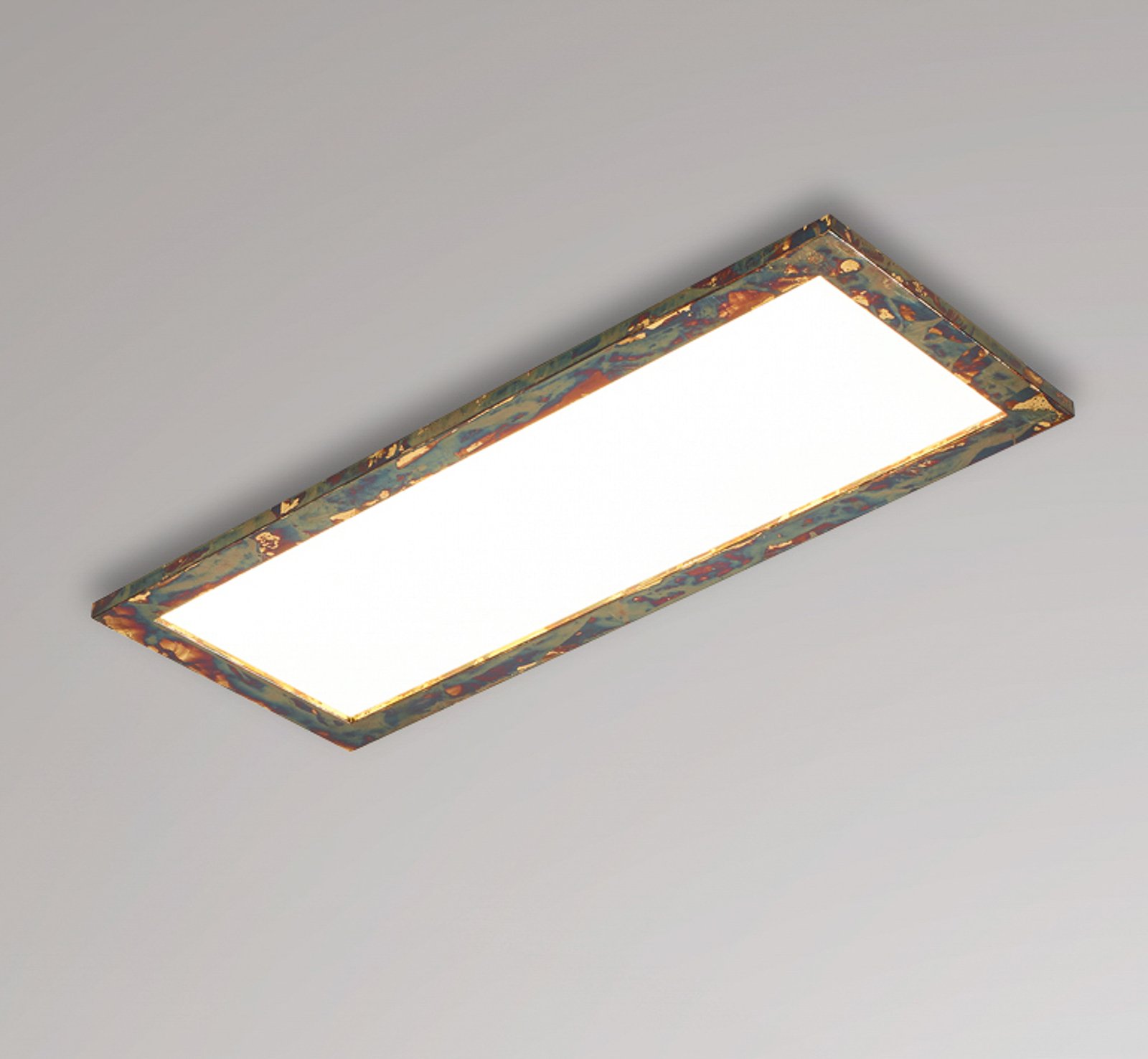 Pannello LED Quitani Aurinor, colore oro, 86 cm