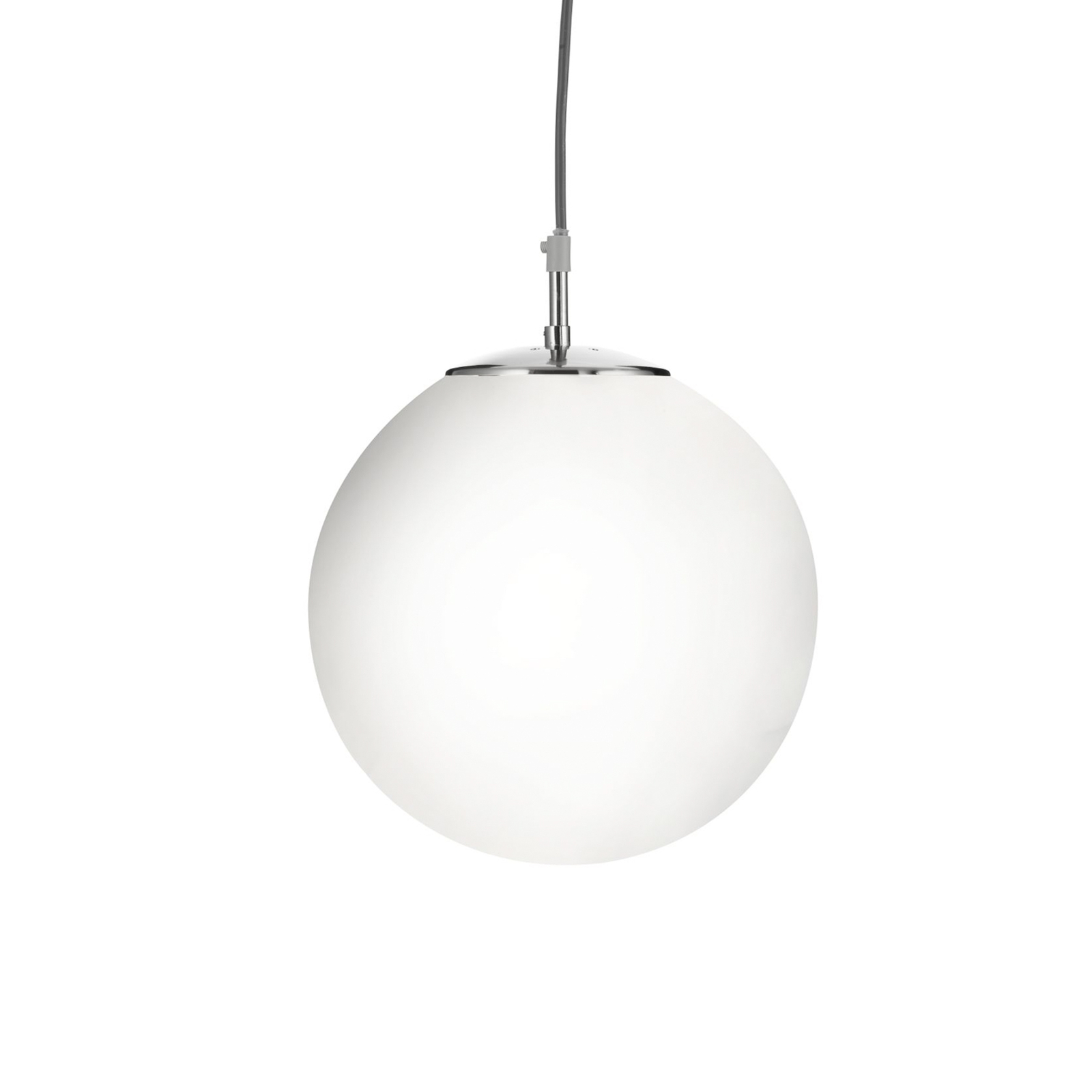 Lampada a sospensione Atom, bianco opale, vetro, Ø 30 cm, E27