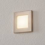 Bega LED wand inbouwlamp, hoekig met frame