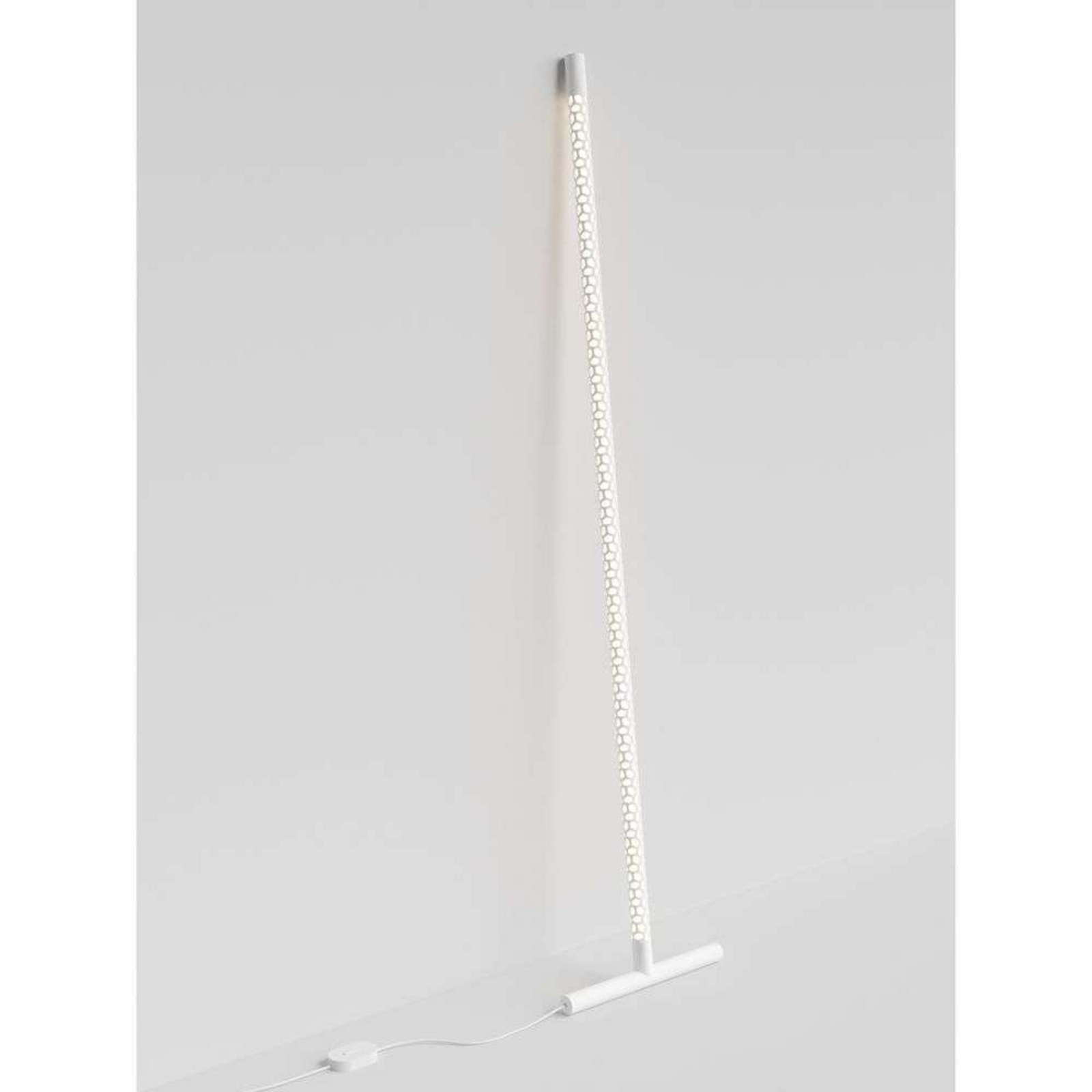 Squiggle F1 Floor Lamp 2700K Matt White - Rotaliana