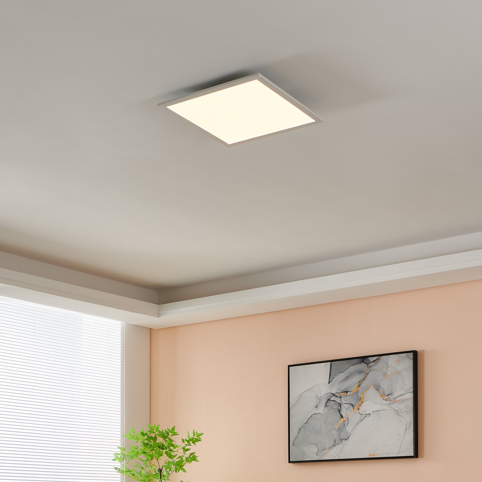 EGLO connect CCT ceiling lamp 45x45cm white